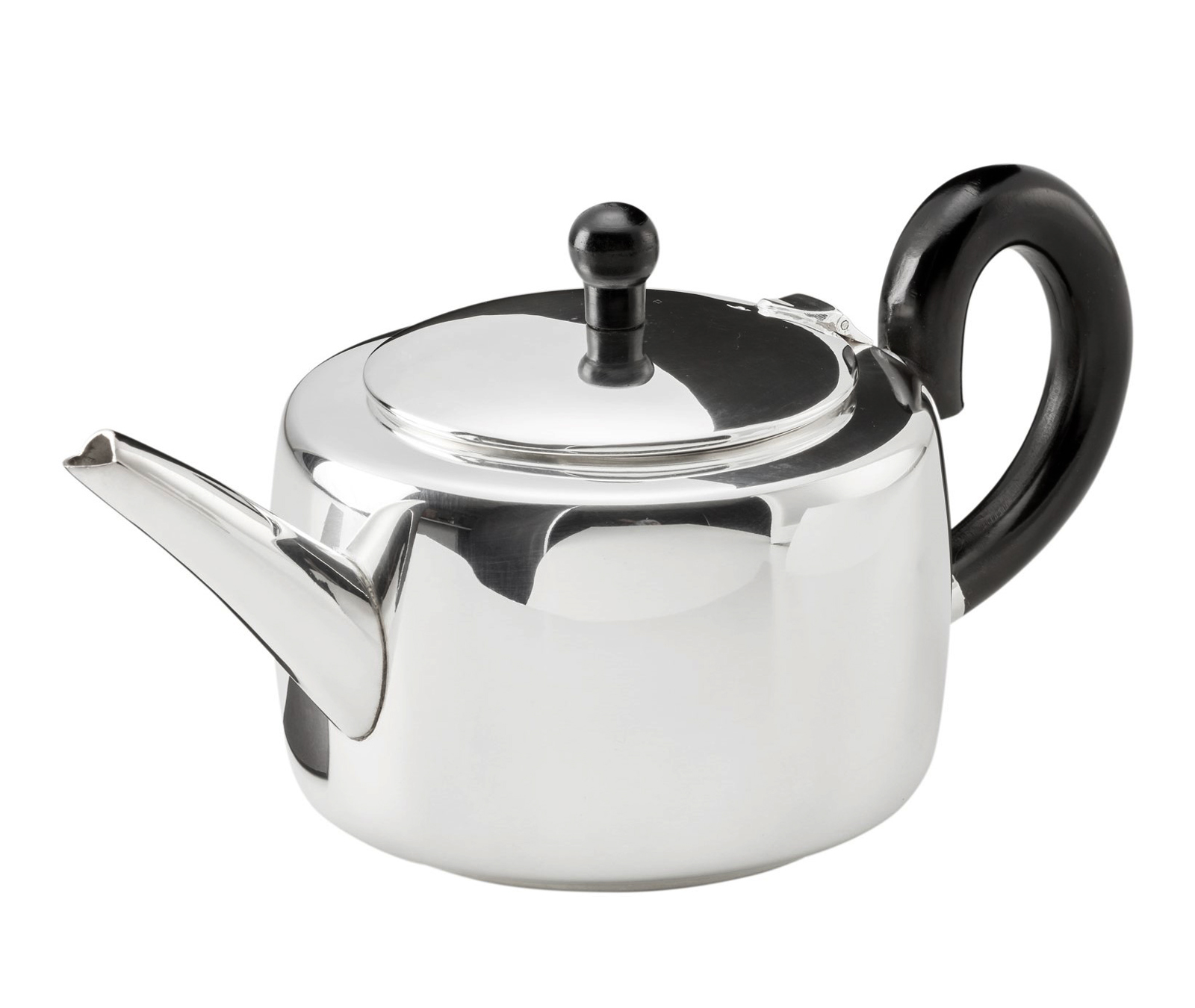 SALE 2. Wahl Teekanne Sheffield (für 1 Liter) schwerversilbert, Länge 27 cm, B 14 cm, H 13 cm