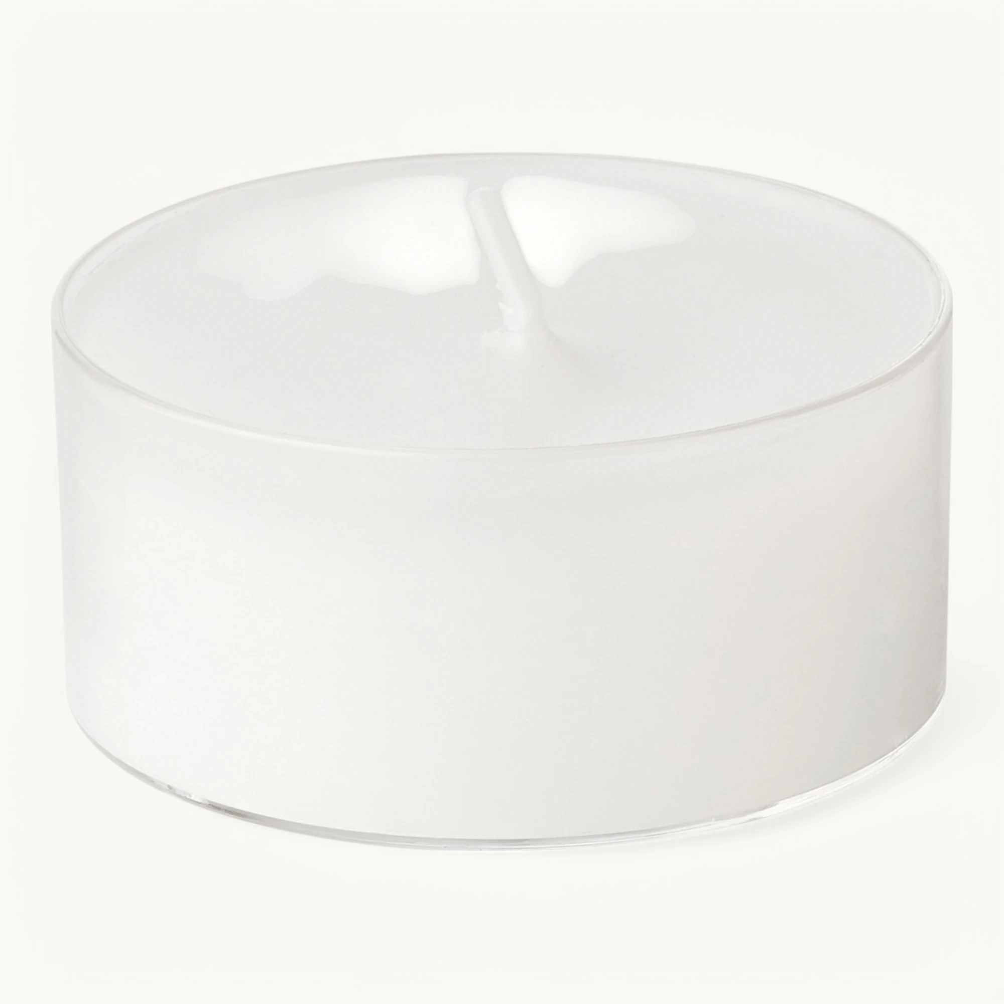 Set 16 Maxi Teelichter ø 58 mm, weiß, ohne Duft, Aluminiumhülle, Brenndauer 10 Stunden - plus 2 Mini-Stabfeuerzeuge Länge 11 cm