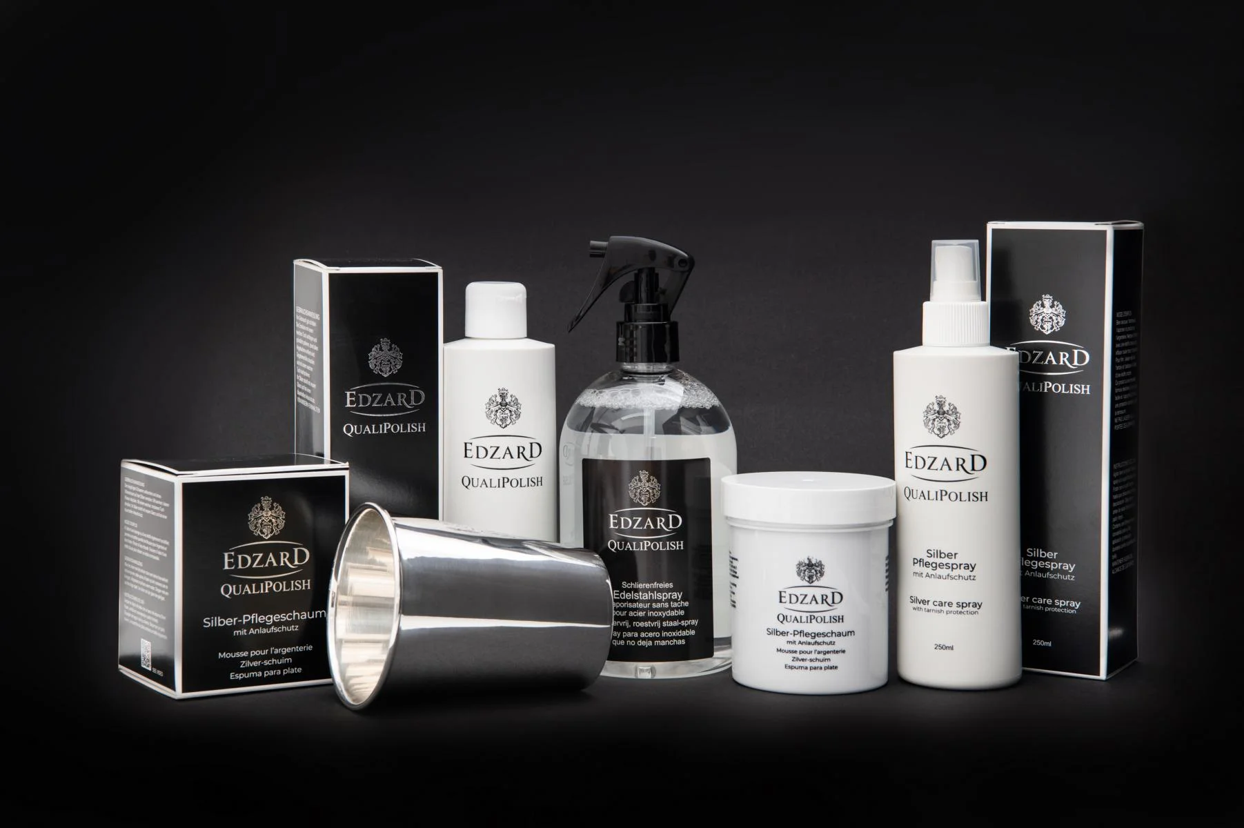 QualiPolish® Silber-Pflegeschaum mit Anlaufschutz, Inhalt 200 Gramm QualiPolish® Silber-Pflegeschaum mit Anlaufschutz, Inhalt 200 Gramm