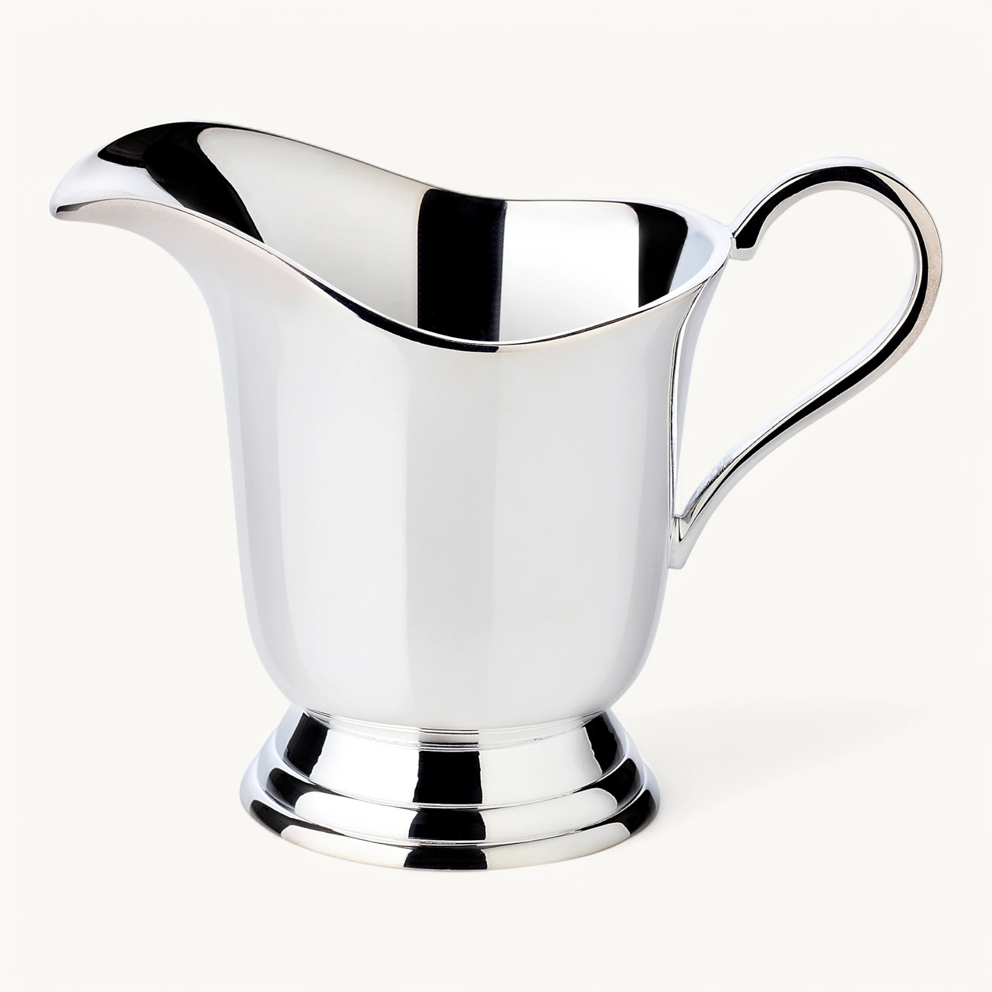 Sahneservice Jersey 3-teilig, schwerversilbert (Zuckerdose, Sahnegießer, Serviertablett)
