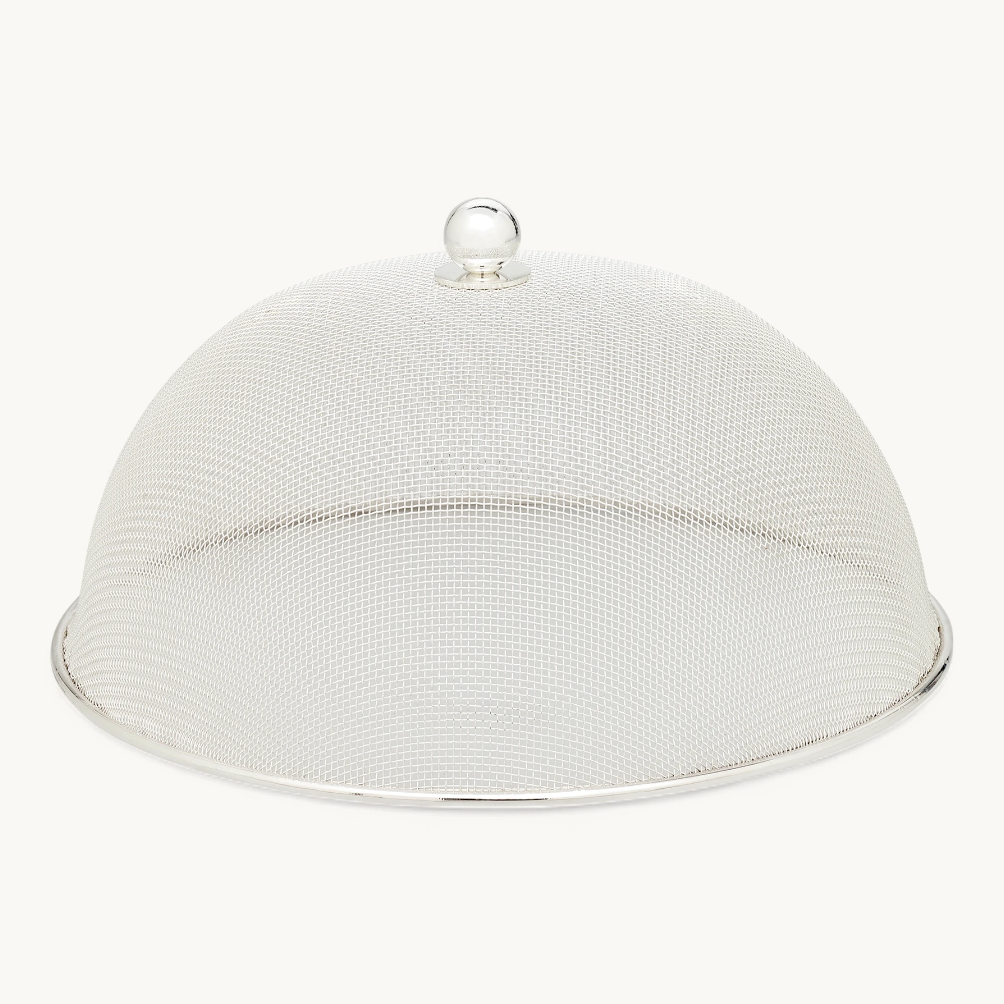 Schutzhaube Classic (ø 30 cm, H 16 cm), edel versilbert, anlaufgeschützt, Speiseschirm Fliegenhaube
