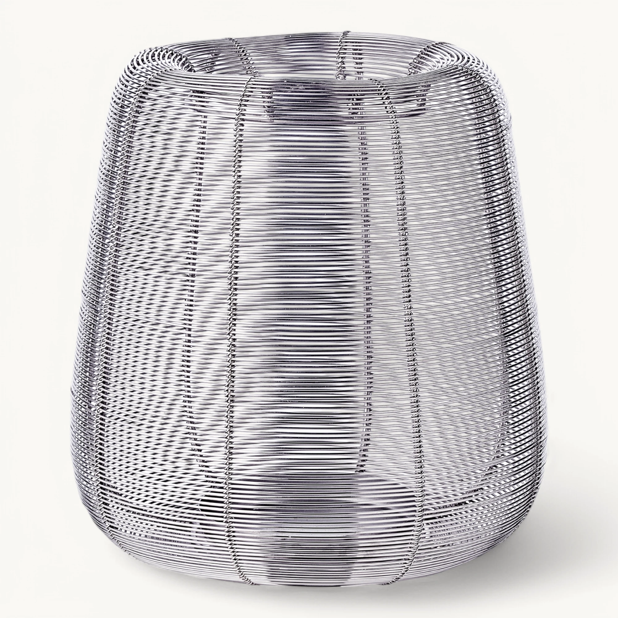 SALE Windlicht Kurt (Höhe 24 cm), silberfarben, vernickelter Edelstahl