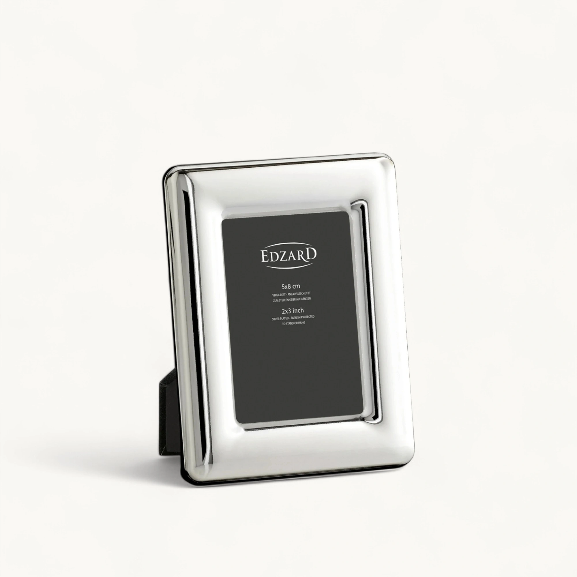 Fotorahmen Bari für Foto 5x8 cm, edel versilbert, anlaufgeschützt Fotorahmen Bari für Foto 5x8 cm, edel versilbert, anlaufgeschützt