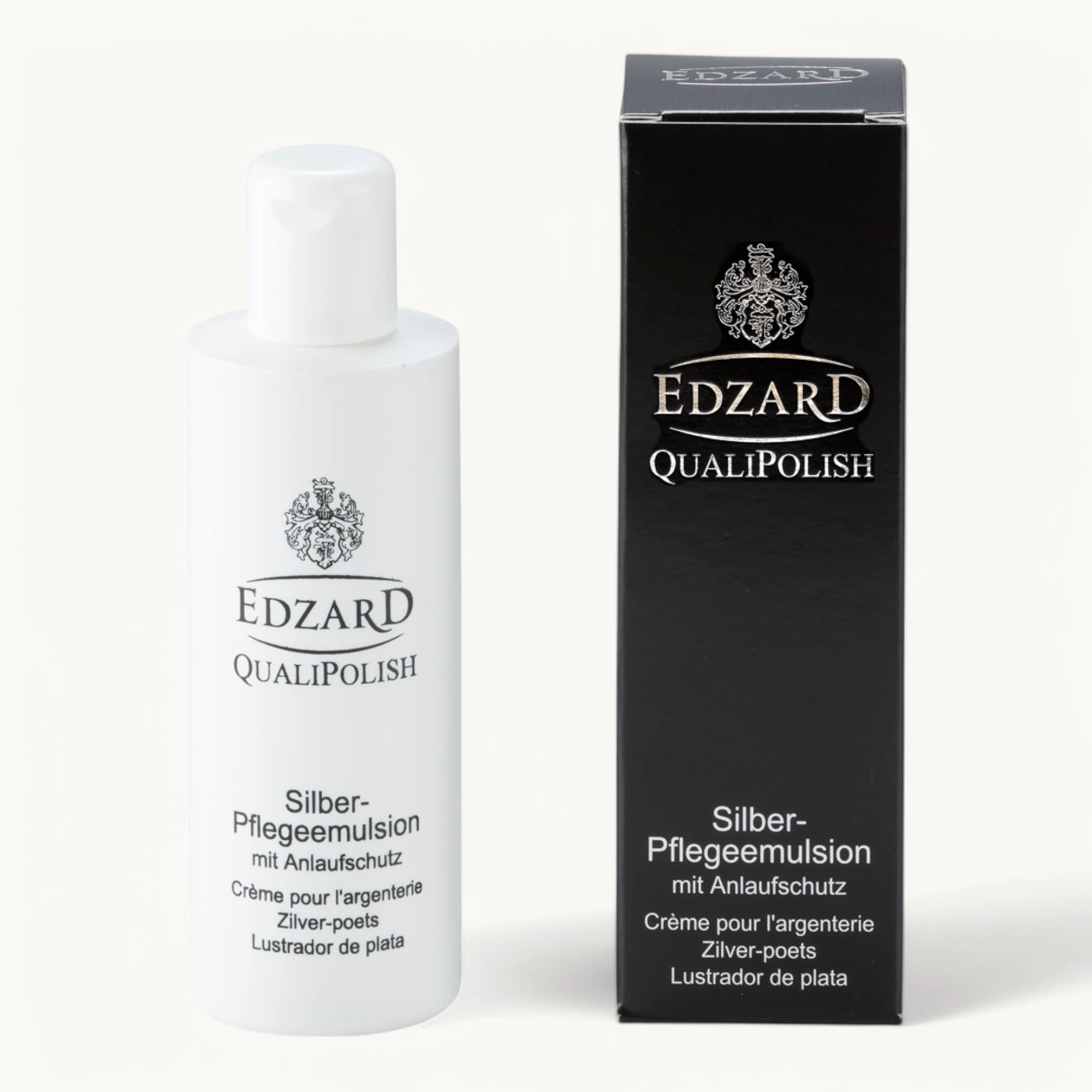 QualiPolish® Silber-Pflege-Emulsion mit Anlaufschutz, Inhalt 125 ml