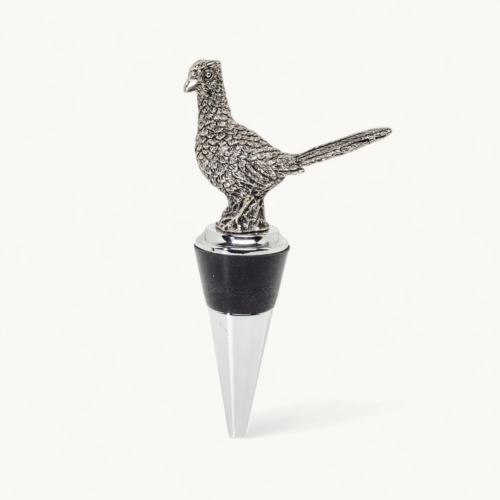 3er-Set Flaschenverschlüsse (Höhe 9 cm), inkl. Ständer, Hirsch, Fuchs, Fasan, Edelstahl 3er-Set Flaschenverschlüsse (Höhe 9 cm), inkl. Ständer, Hirsch, Fuchs, Fasan, Edelstahl