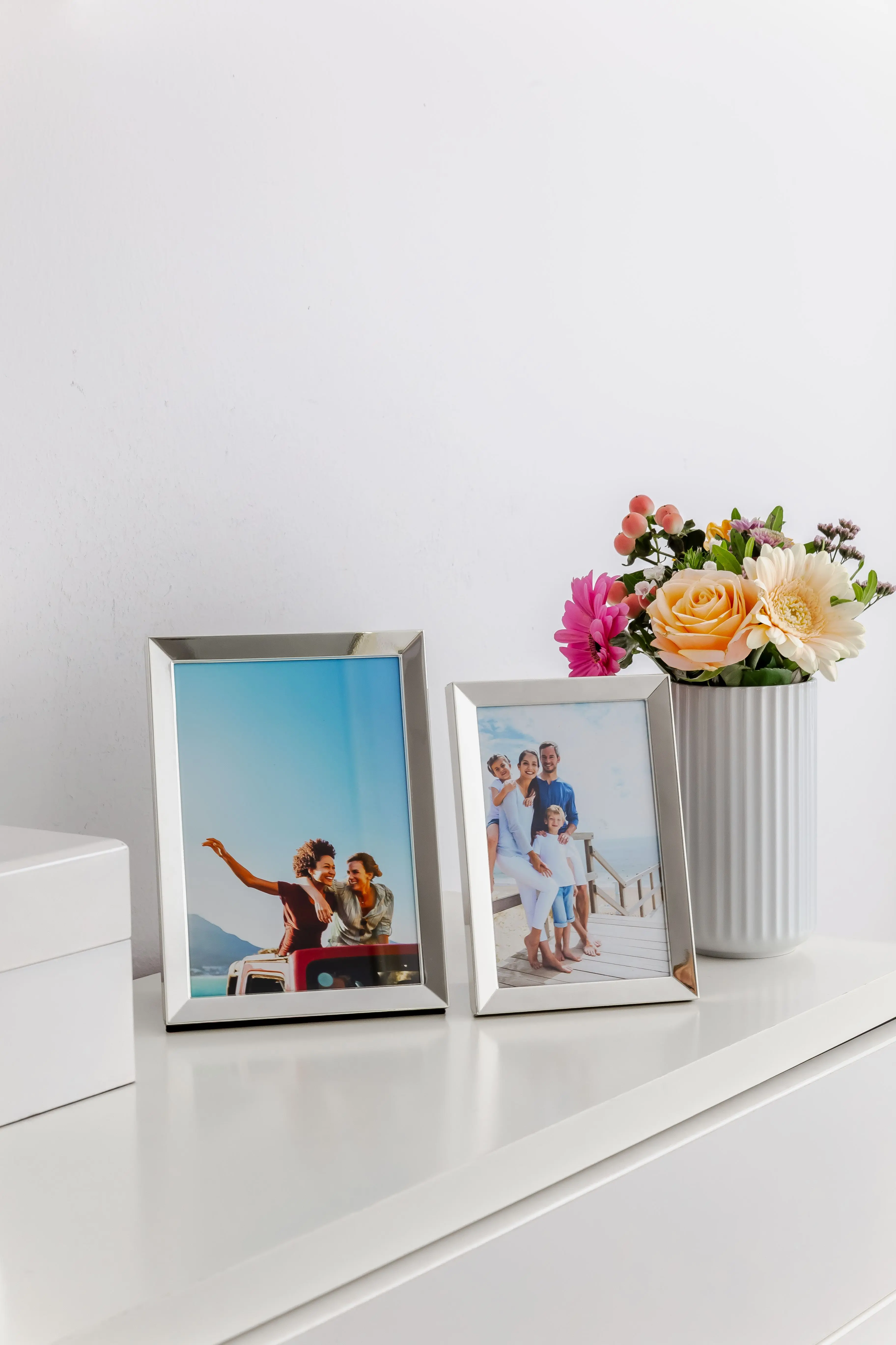 Bilderrahmen Livorno (13x18 cm), edel versilbert, anlaufgeschützt, 2 Aufhänger