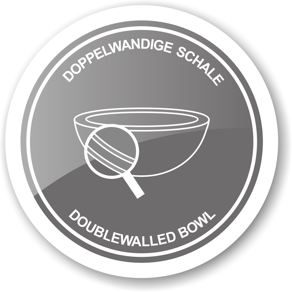 2. Wahl 3 Schalen Asti auf Tablett, Edelstahl hochglanzpoliert, Länge 30 cm, Schale ø 10 cm,