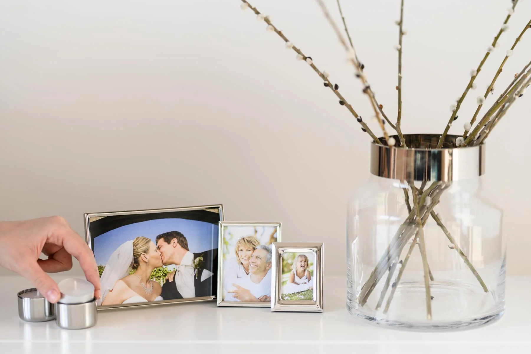 4er-Set Teelichthalter Franz (Höhe 2,5 cm), silberfarben, Edelstahl, hochglanzpoliert 4er-Set Teelichthalter Franz (Höhe 2,5 cm), silberfarben, Edelstahl, hochglanzpoliert