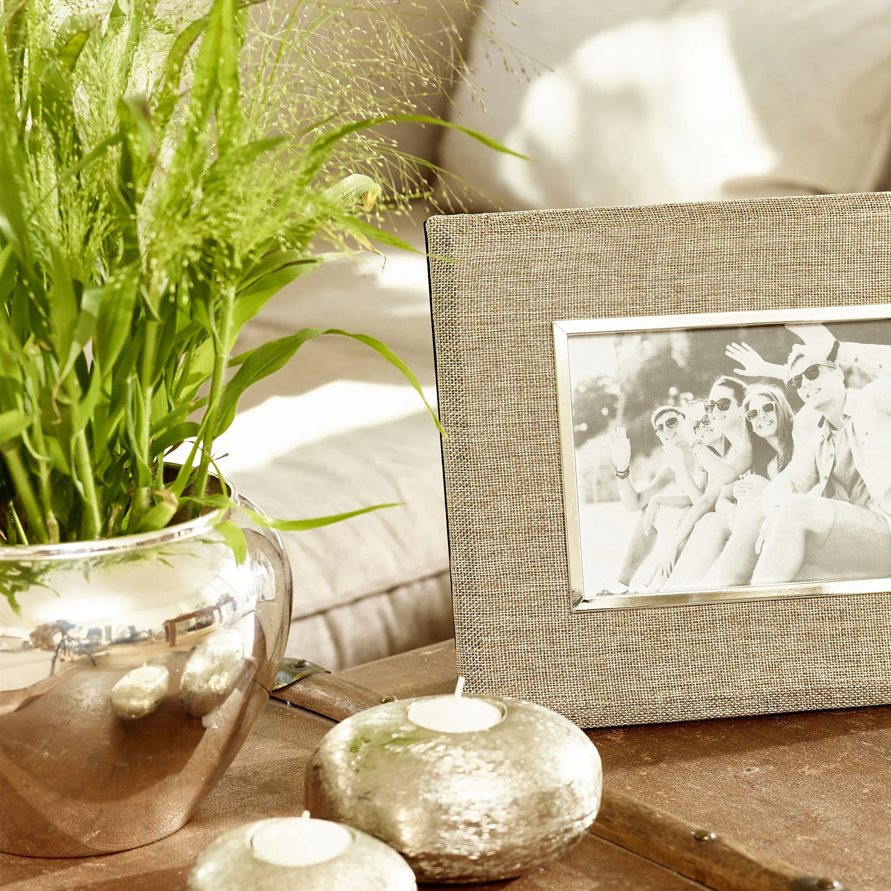 Blumenübertopf Madeira (Höhe 17 cm, Ø 25 cm), silberfarben, schwerversilbert Blumenübertopf Madeira (Höhe 17 cm, Ø 25 cm), silberfarben, schwerversilbert