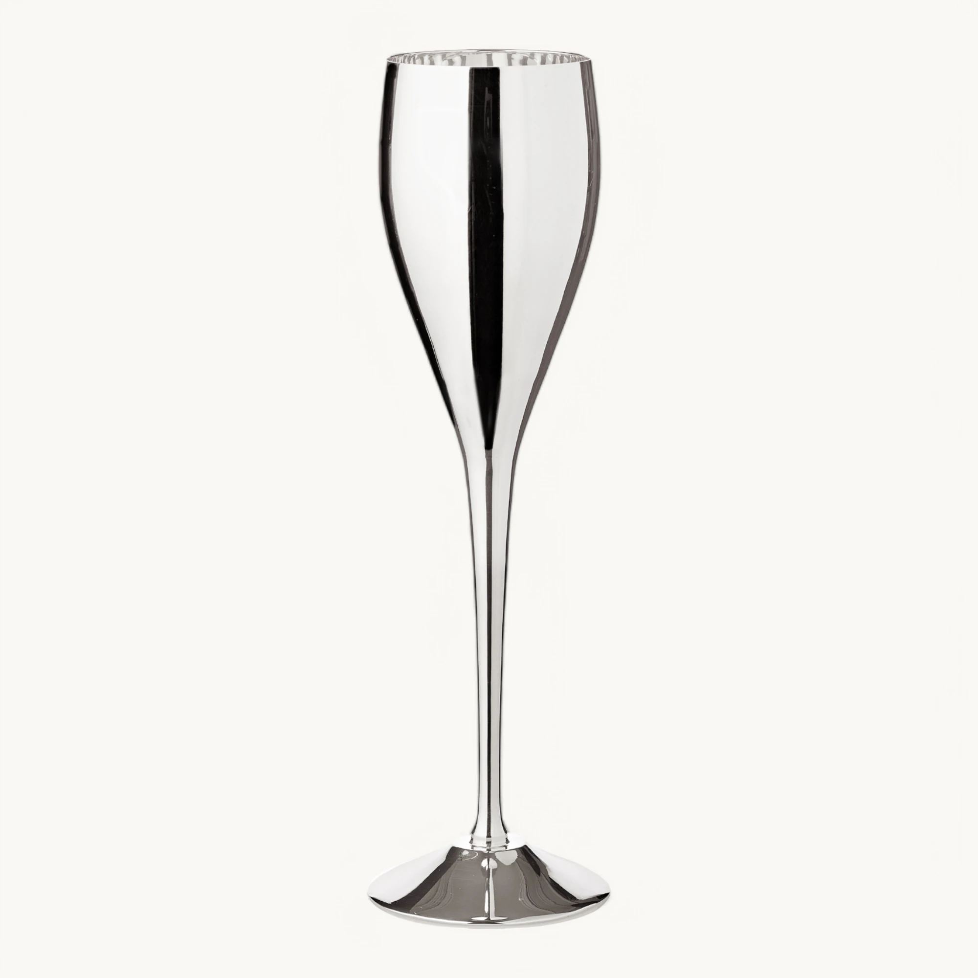 Sektkelch Dodo (Höhe 23 cm, Füllmenge 200 ml), glatt, edel versilbert