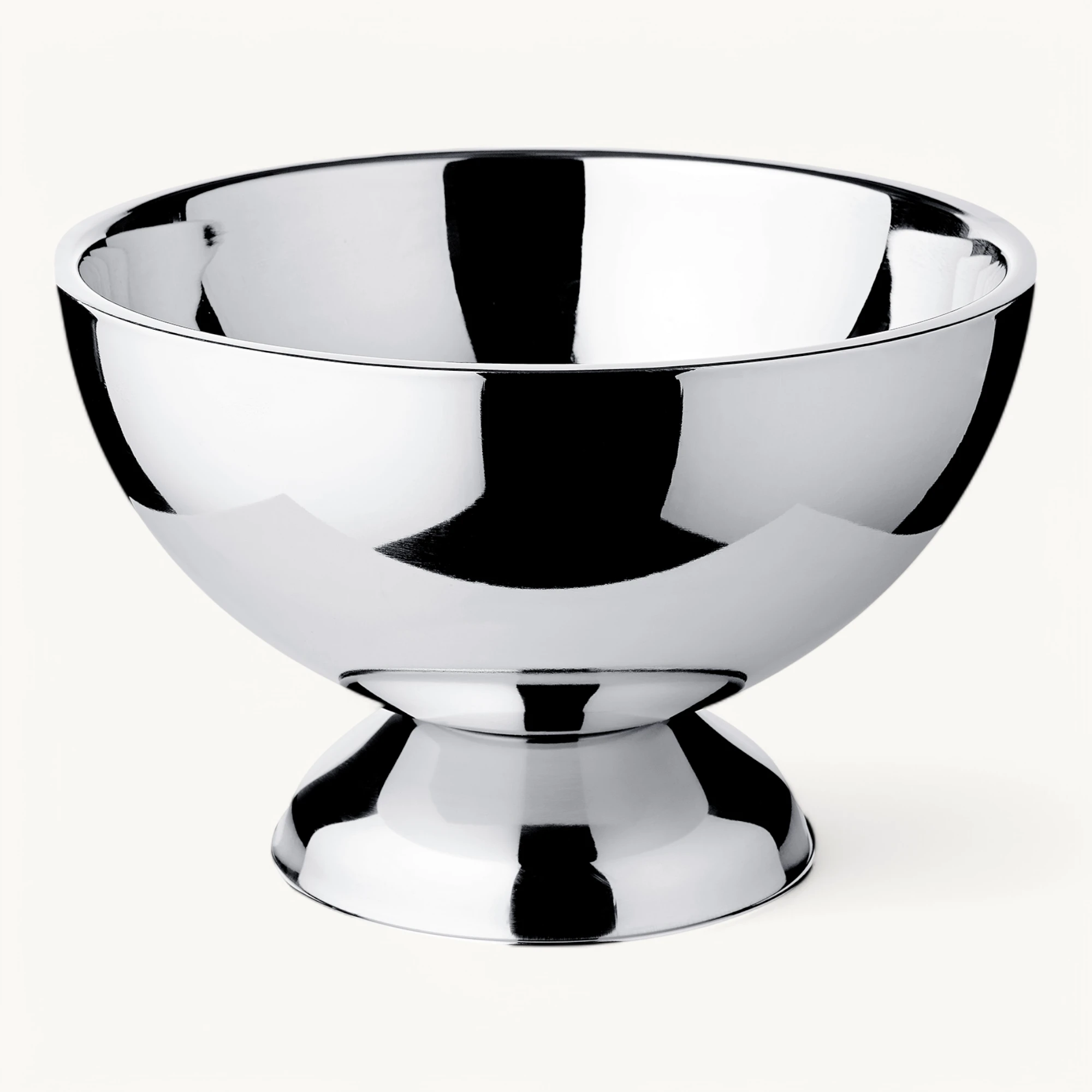 Flaschenkühler Cadiz (Höhe 21 cm, Ø 32 cm), Edelstahl, hochglanzpoliert, doppelwandig