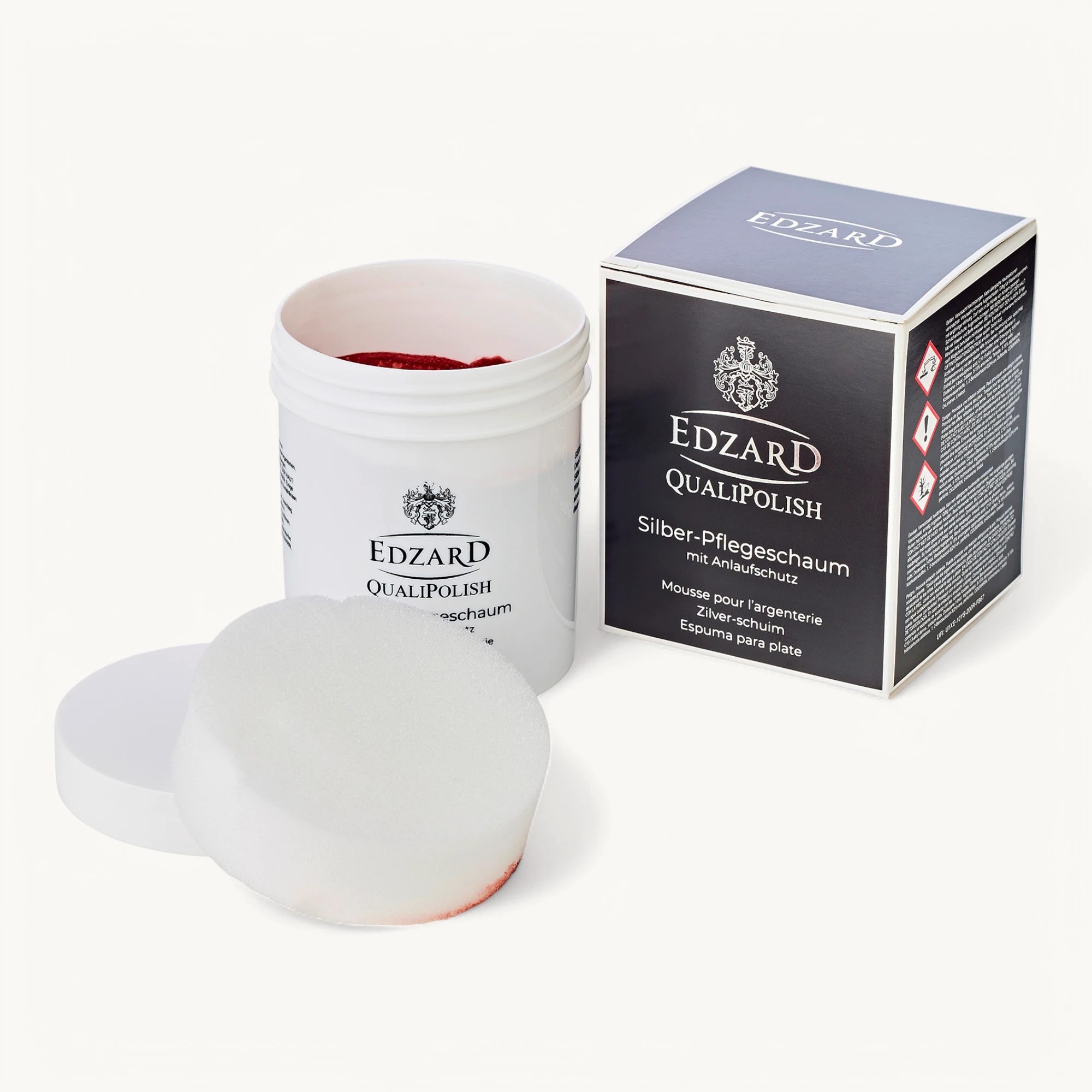 QualiPolish® Silber-Pflegeschaum mit Anlaufschutz, Inhalt 200 Gramm QualiPolish® Silber-Pflegeschaum mit Anlaufschutz, Inhalt 200 Gramm