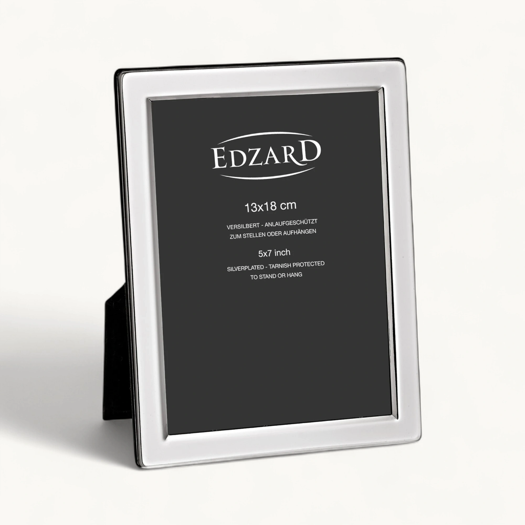 2er-Set Bilderrahmen Salerno (13x18 cm), edel versilbert, anlaufgeschützt, 2 Aufhänger 2er-Set Bilderrahmen Salerno (13x18 cm), edel versilbert, anlaufgeschützt, 2 Aufhänger