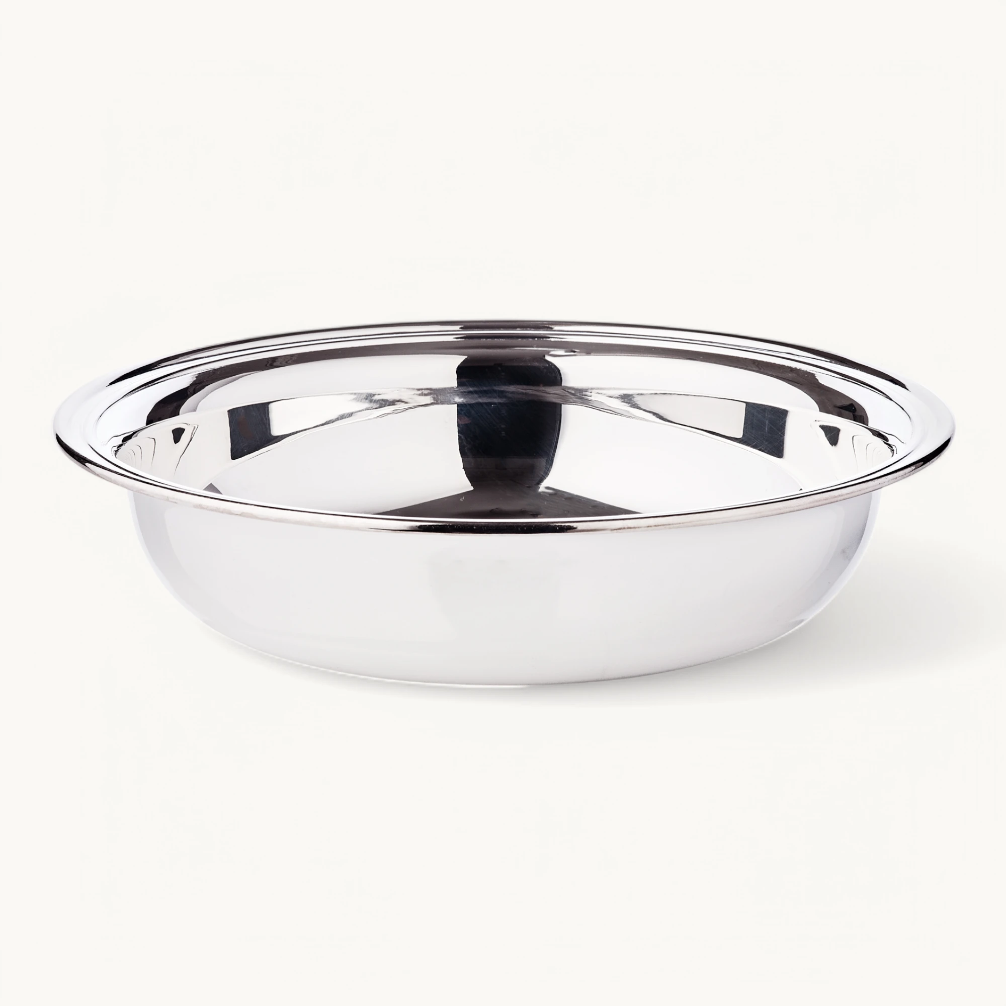 Schale Saturn (Ø 21 cm), silberfarben, schwerversilbert