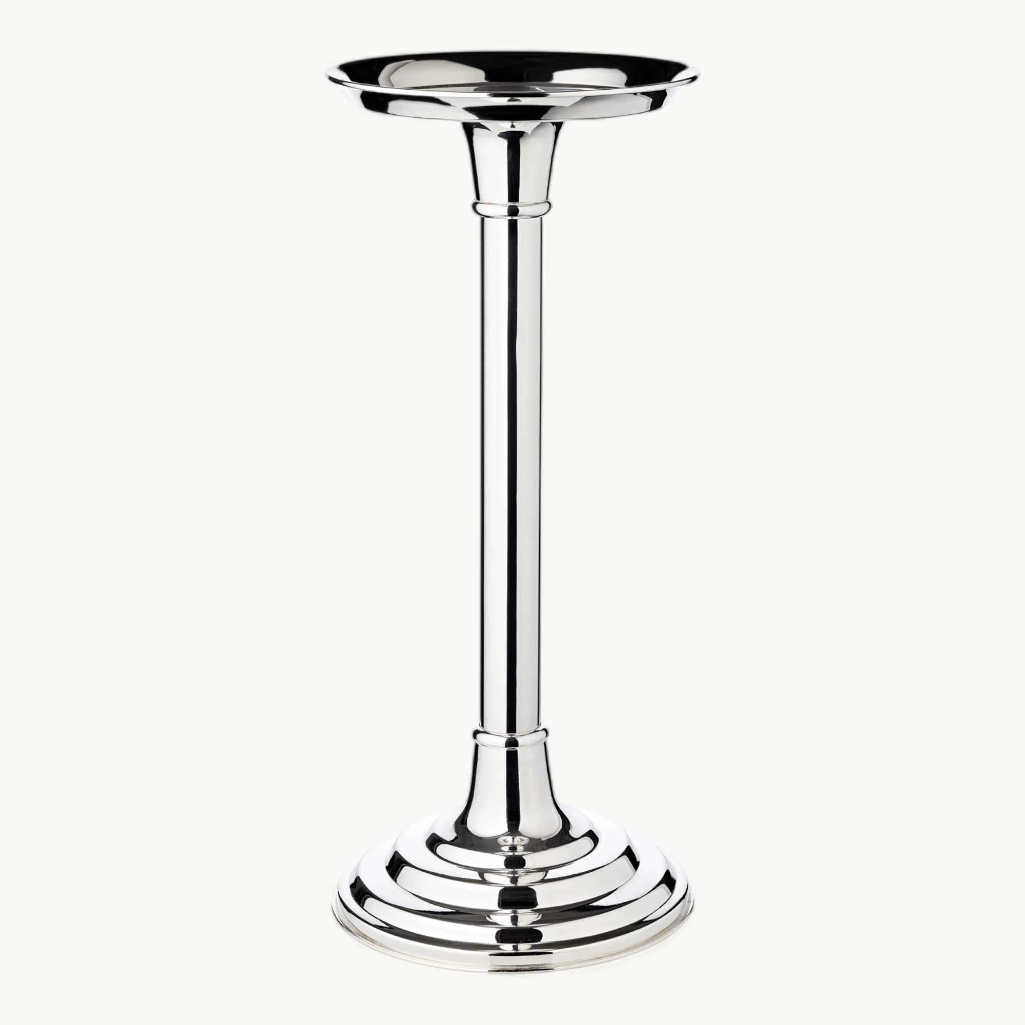 Sektkühlständer Champagne (Höhe 53 cm, Ø 18 cm), schwerversilbert