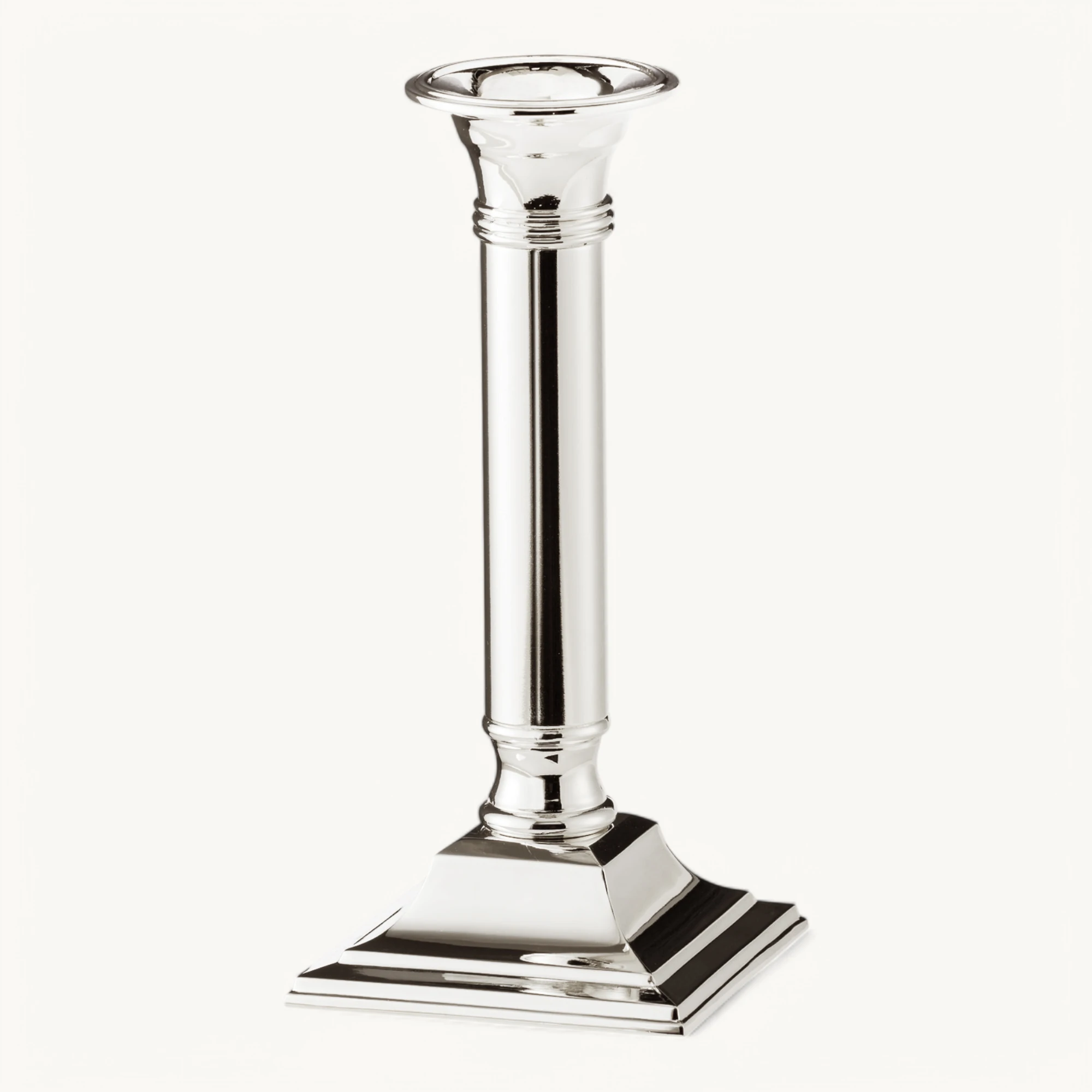 2. Wahl Kerzenleuchter Lincoln (Höhe 19 cm) für Stabkerze, edel versilbert, anlaufgeschützt