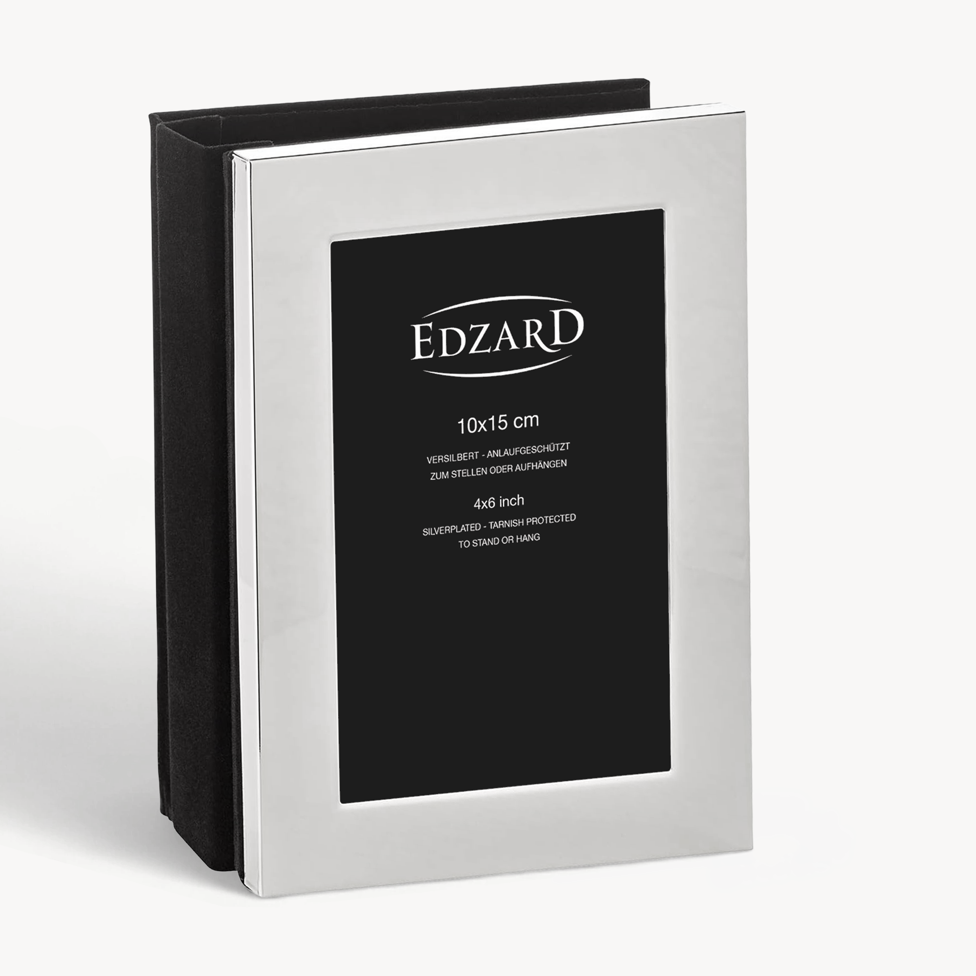 Fotoalbum Album Lugano (10x15 cm), für 80 Fotos, edel versilbert, anlaufgeschützt