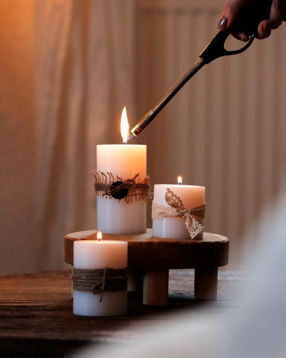 3er-Set Dauerkerze Cornelius (Höhe 6/8/10 cm, ø 6 cm), weiß, Teelichthalter hitzebeständig 90° 3er-Set Dauerkerze Cornelius (Höhe 6/8/10 cm, ø 6 cm), weiß, Teelichthalter hitzebeständig 90°