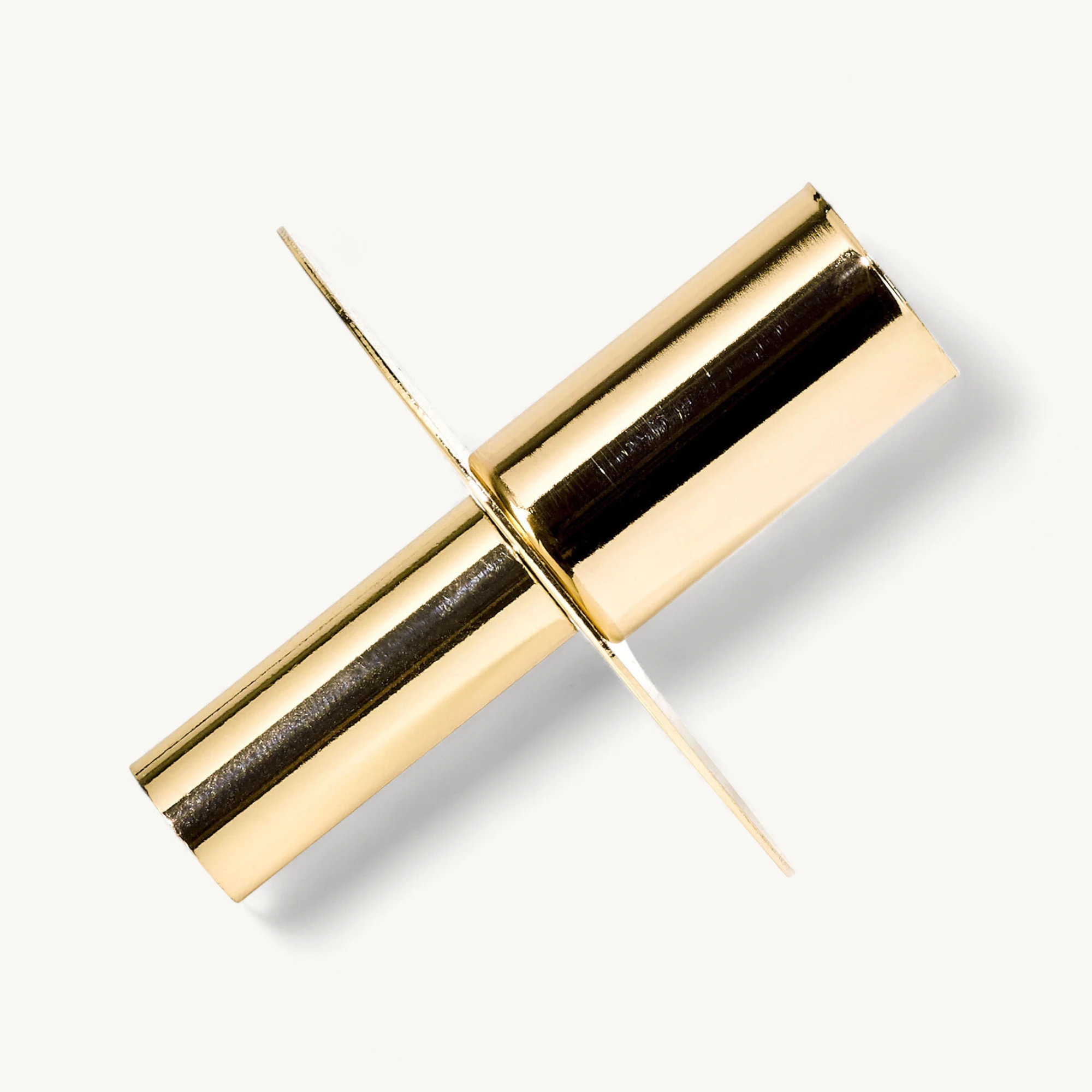 Flaschenkerzenhalter (Höhe 8 cm), goldfarben, glänzend, vernickelter Edelstahl Flaschenkerzenhalter (Höhe 8 cm), goldfarben, glänzend, vernickelter Edelstahl