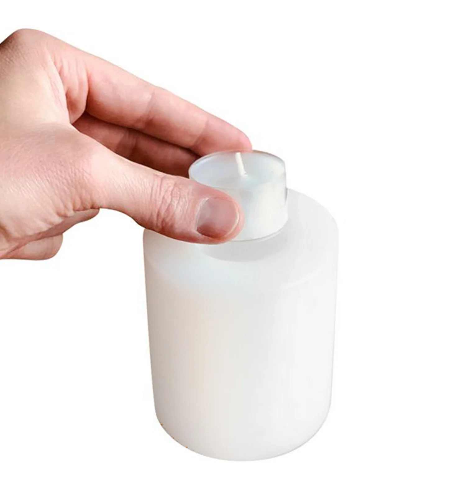 Dauerkerze Cornelius (Höhe 15 cm, Ø 8 cm) Schwarz, Teelichthalter hitzebeständig bis 90 Grad Dauerkerze Cornelius (Höhe 15 cm, Ø 8 cm) Schwarz, Teelichthalter hitzebeständig bis 90 Grad