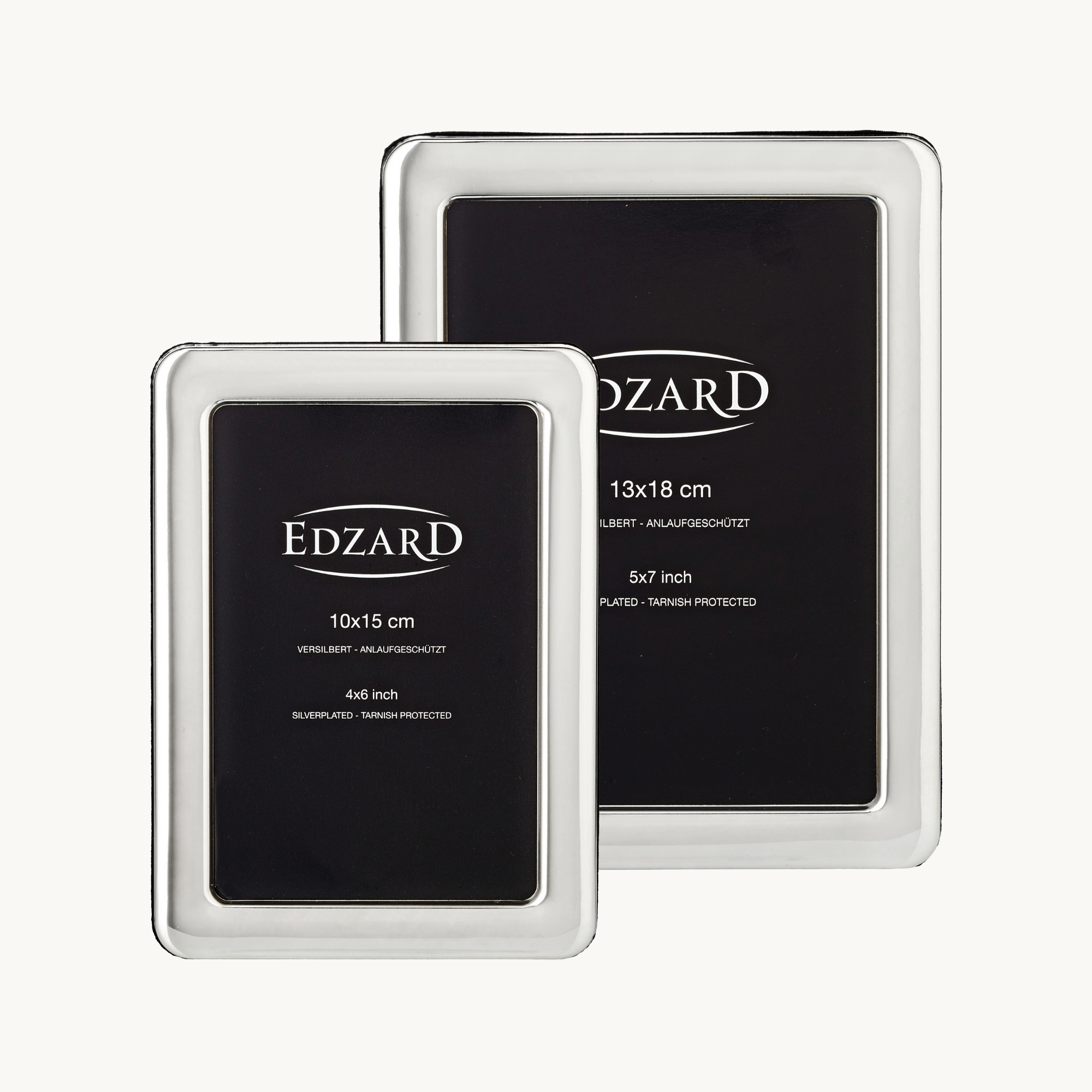 Bilderrahmen Anzio (10x15 cm), edel versilbert, anlaufgeschützt, 2 Aufhänger Bilderrahmen Anzio (10x15 cm), edel versilbert, anlaufgeschützt, 2 Aufhänger