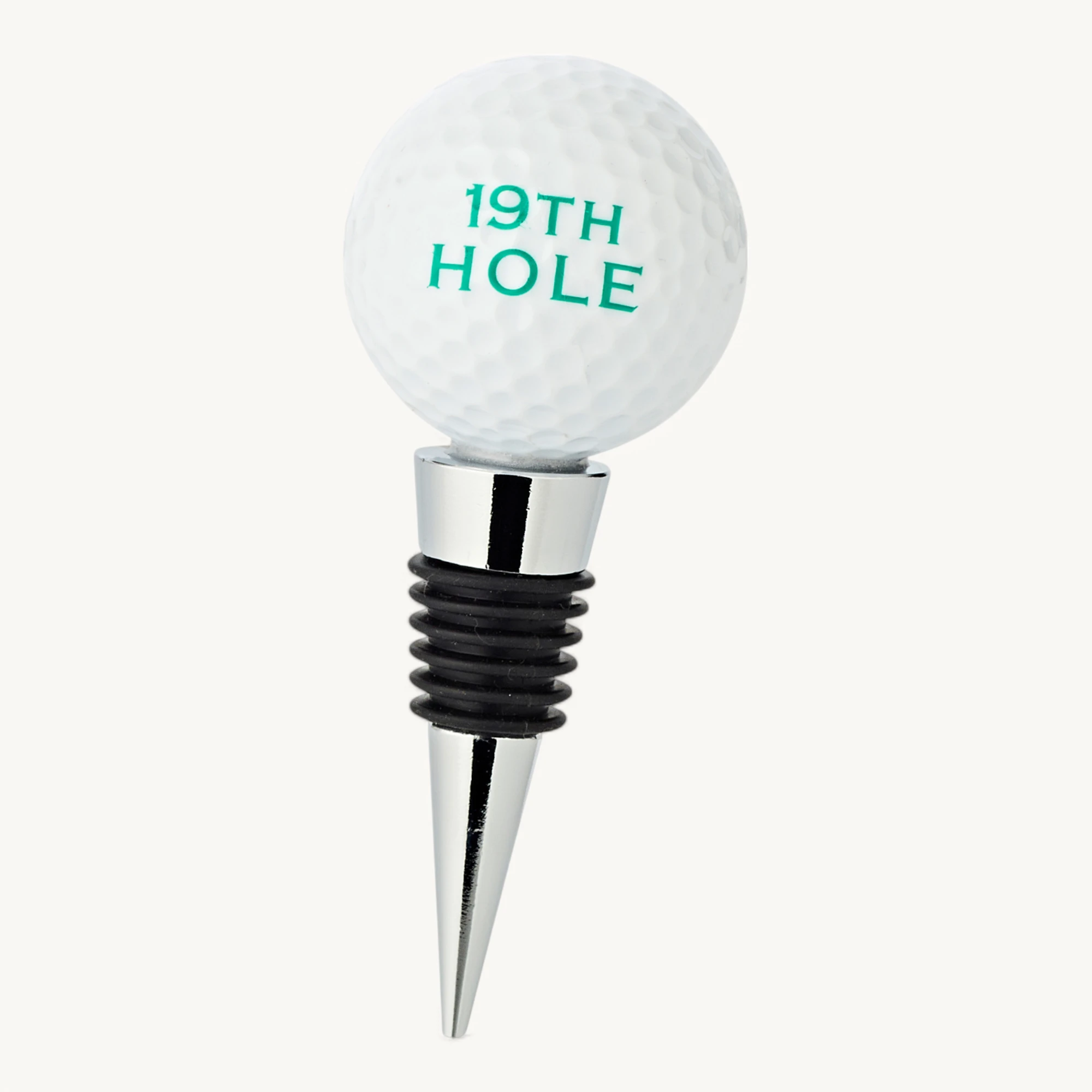 Flaschenverschluss Golf (Höhe 11 cm), mit Golfball-Figur, Muranoglas-Art, Handarbeit Flaschenverschluss Golf (Höhe 11 cm), mit Golfball-Figur, Muranoglas-Art, Handarbeit