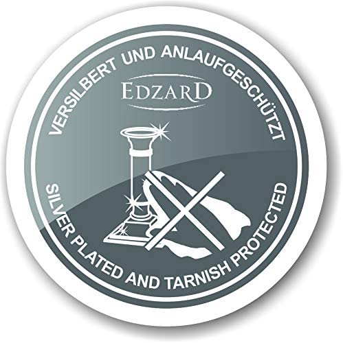 SALE 2. Wahl 6er Set Untersetzer Brügge mit Halter, edel versilbert, anlaufgeschützt, ø 9 cm