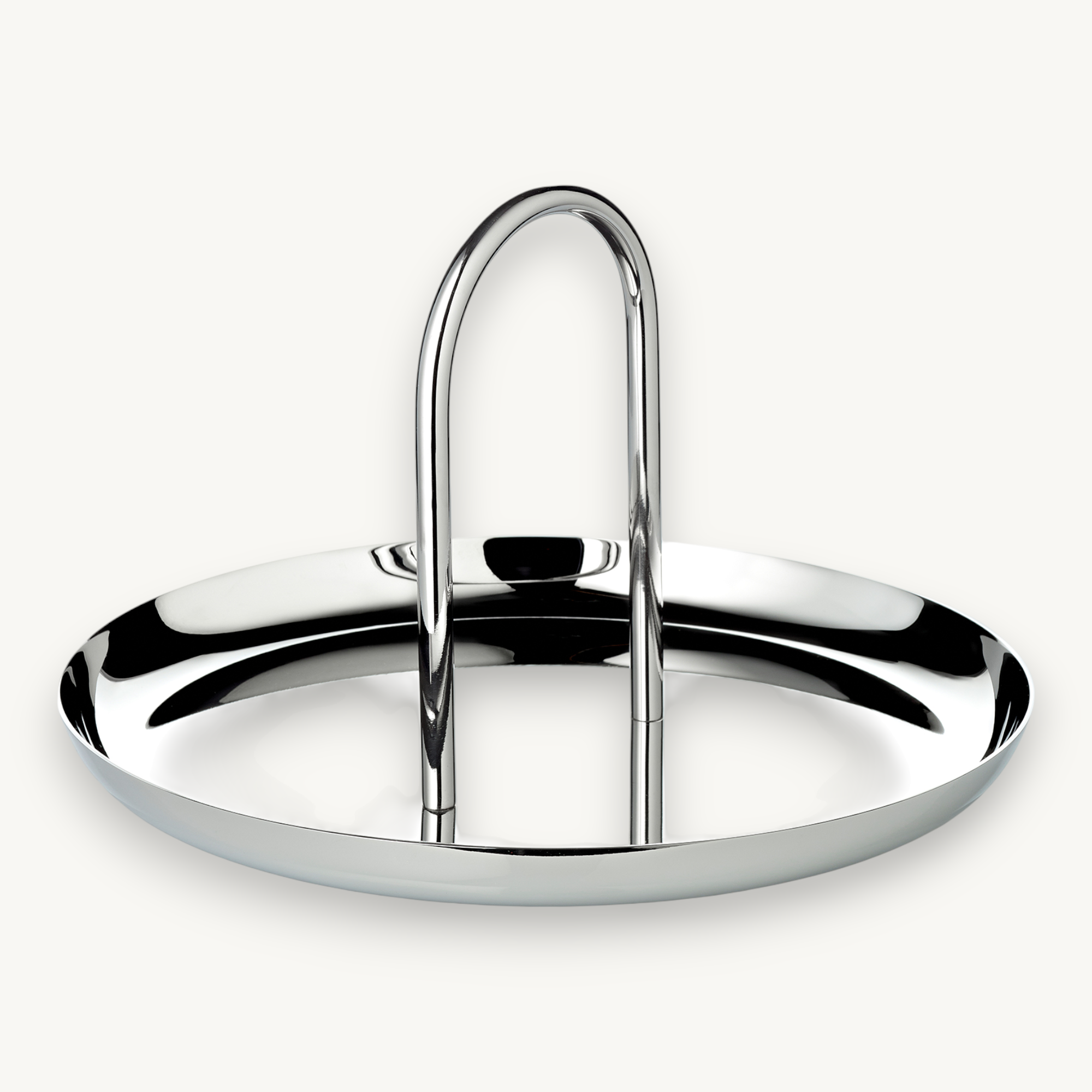 Serviertablett Apus (Ø 21 cm), Edelstahl hochglanzpoliert