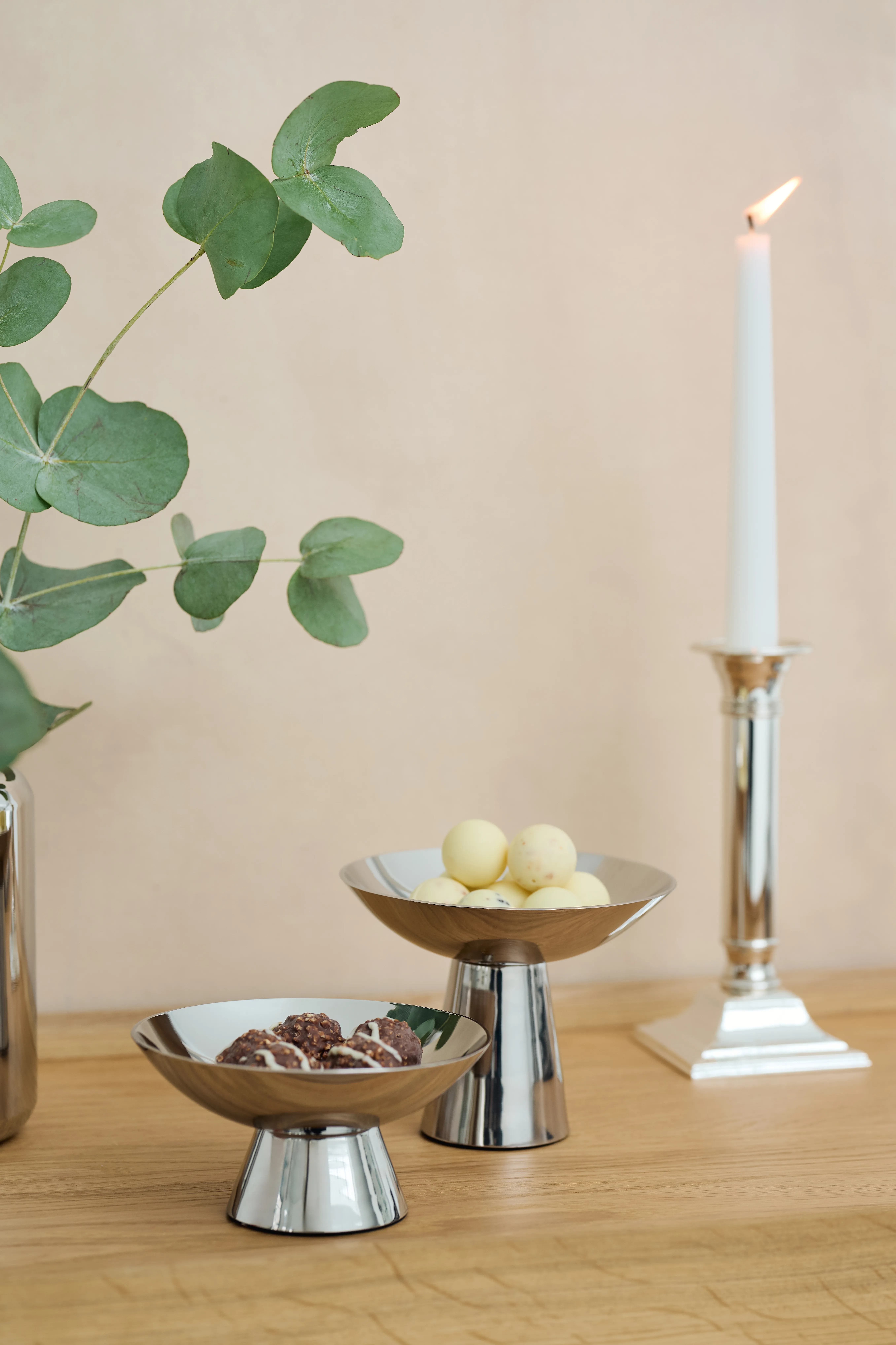 Schale Malibu (Ø 13,5 cm, H 11), rund, Edelstahl, hochglanzpoliert