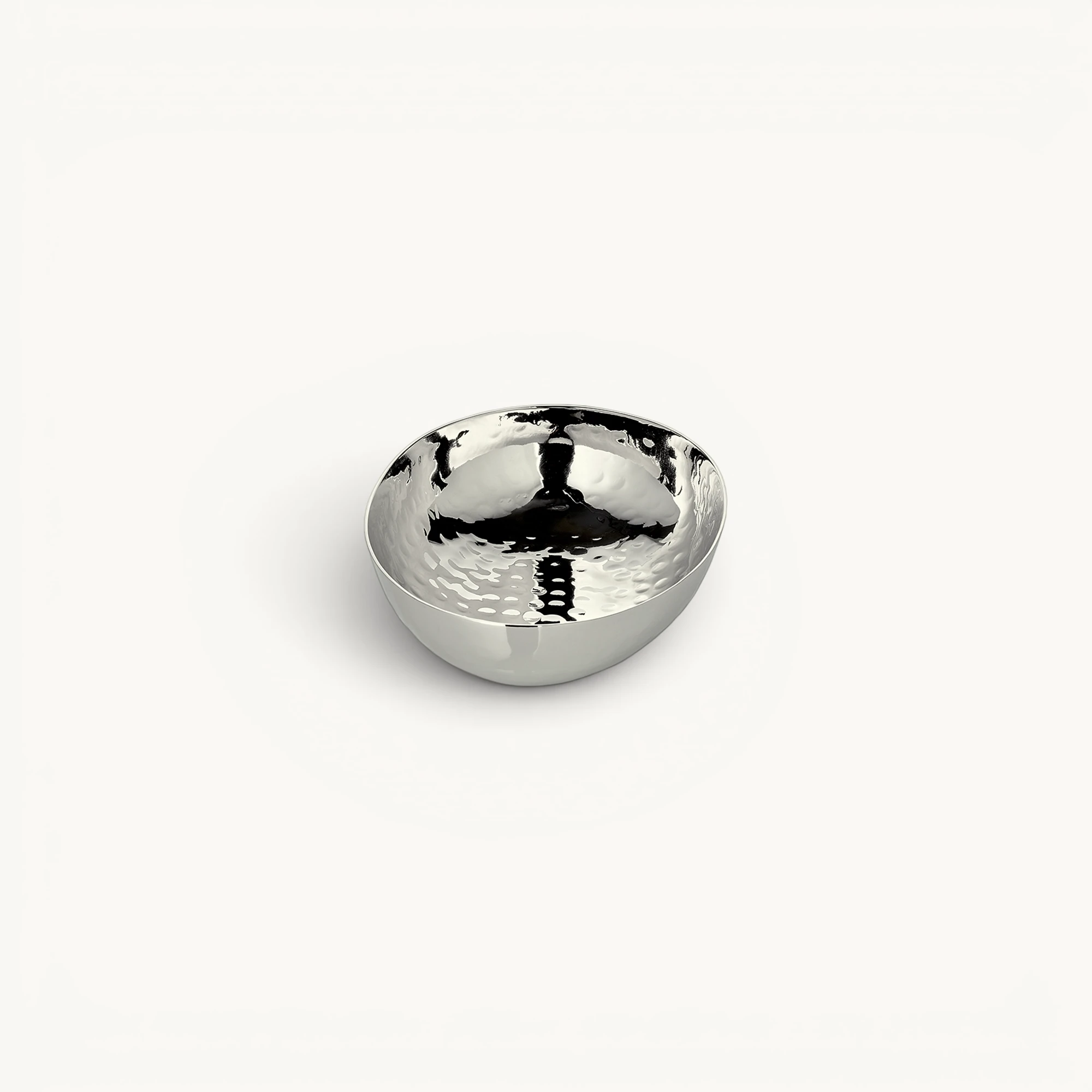 Schale Henrietta ( L 11,5 cm), Edelstahl vernickelt
