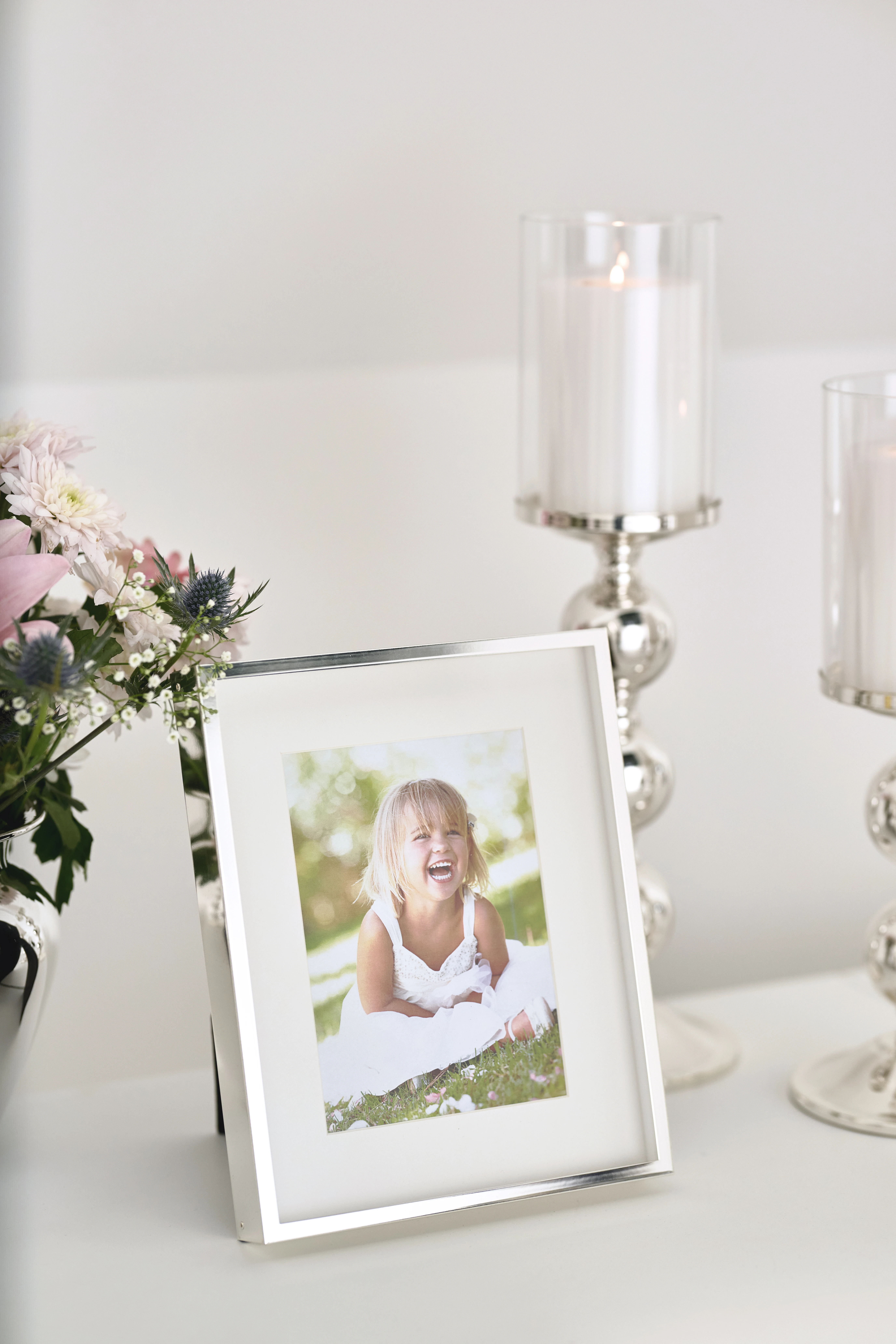 Kerzenleuchter Bamboo (Höhe 43 cm), edel versilbert Kerzenleuchter Bamboo (Höhe 43 cm), edel versilbert