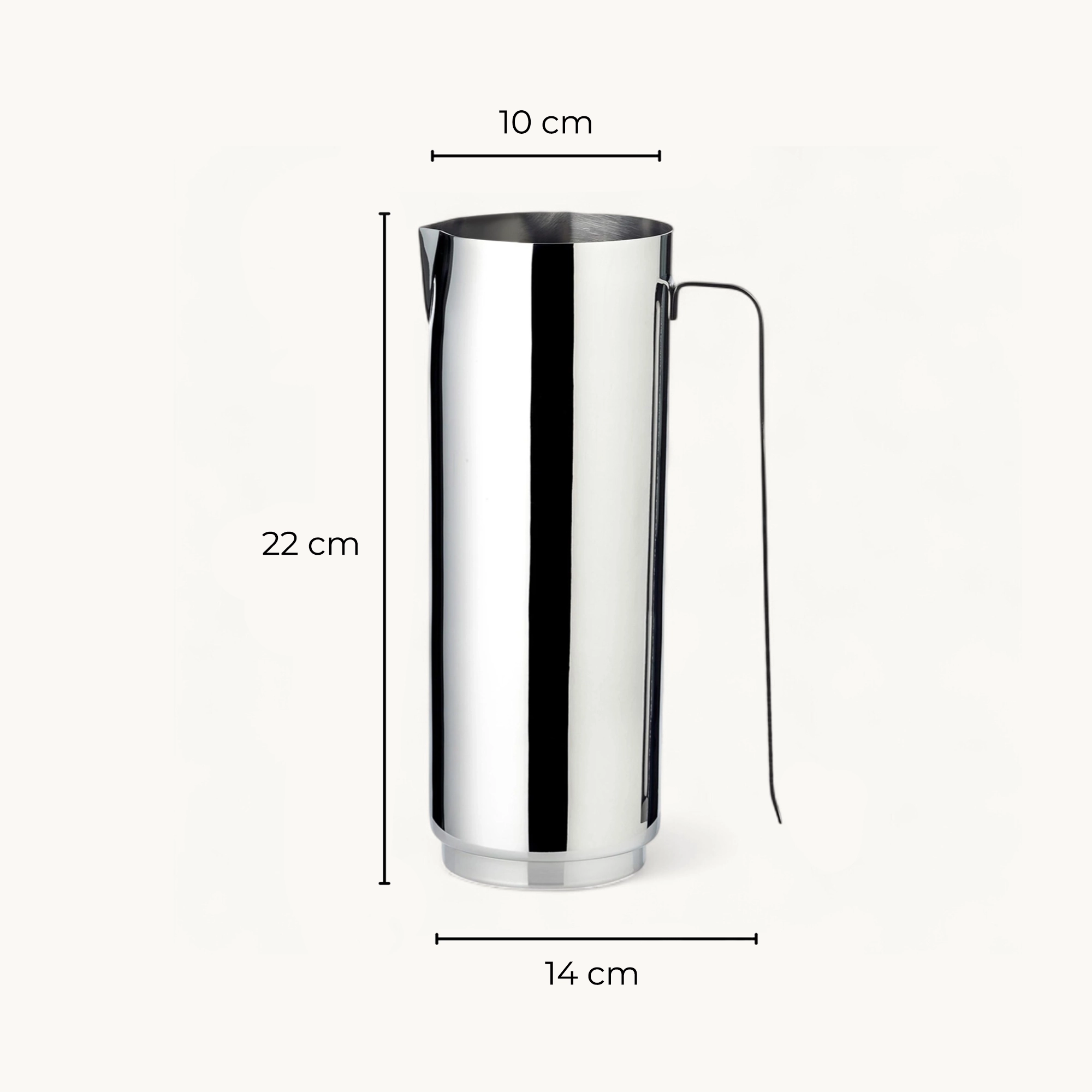 Wasserkaraffe Levada (1,5l), Edelstahl
