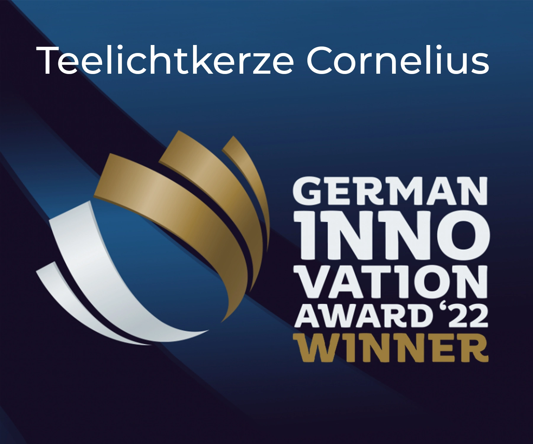 2er-Set Dauerkerze Cornelius (Höhe 9 cm, Ø 8 cm), hitzebeständig bis 90°