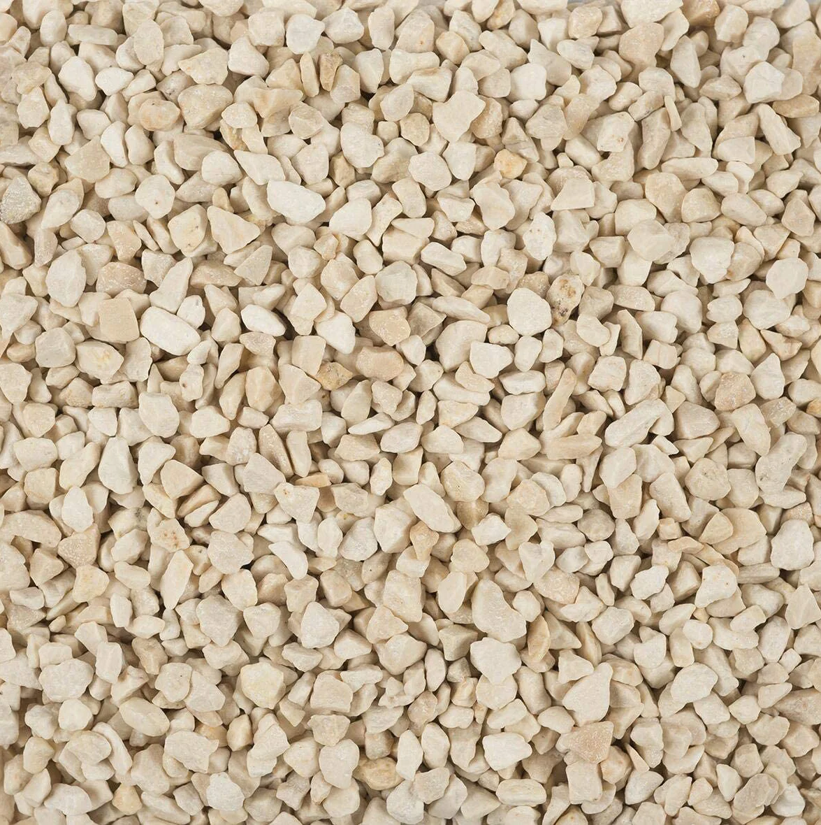 Dekogranulat Dekosteine (2-3 mm), 2 kg, Farbe Creme, warme Farbe, wasserfest, staubfrei