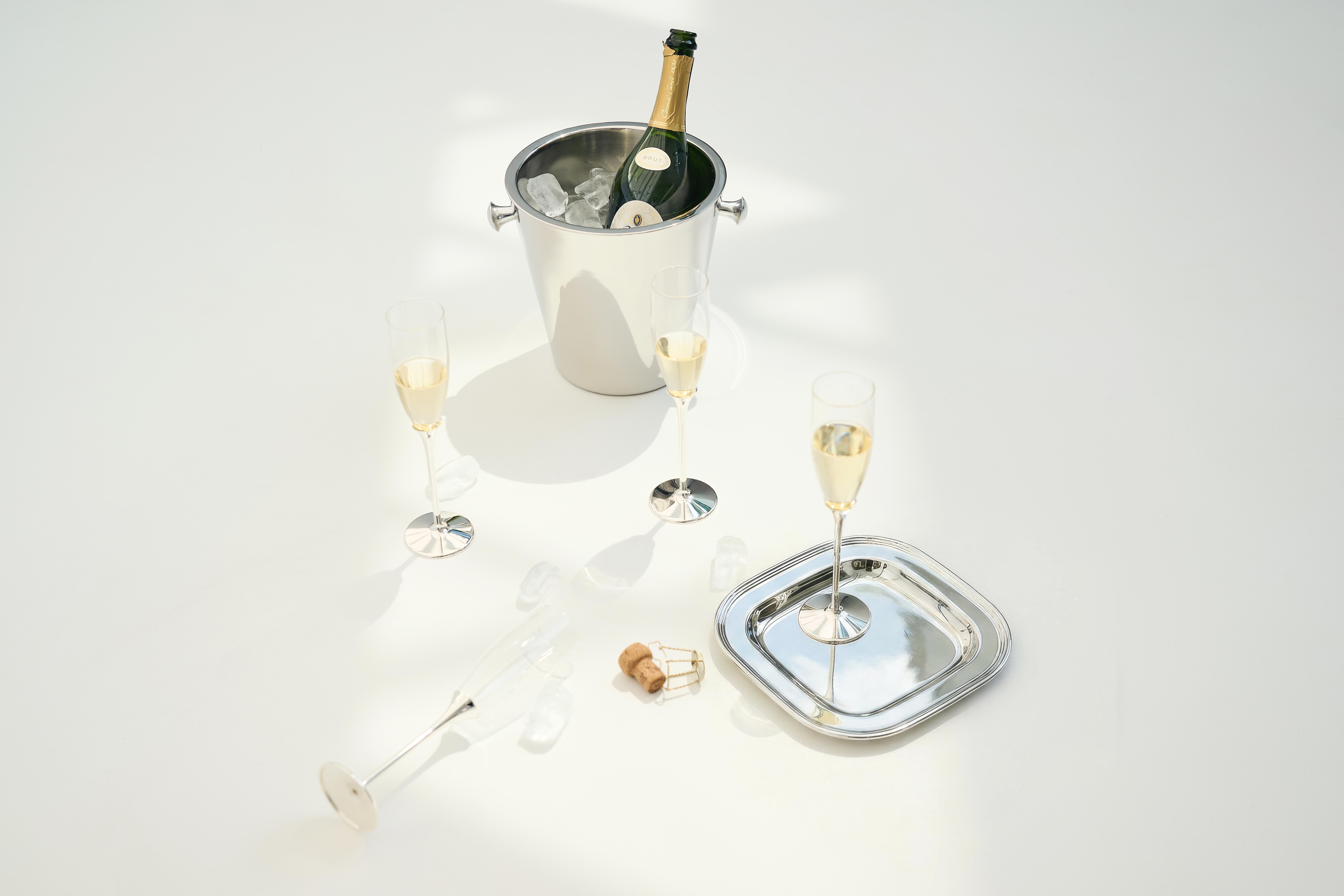 Tablett Marlo (19,5 x 19,5 cm), versilbert