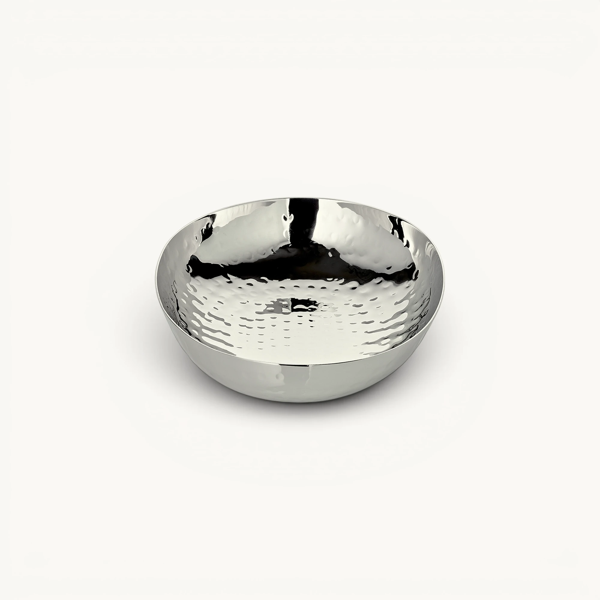 Schale Henrietta ( L 15,5 cm), Edelstahl vernickelt