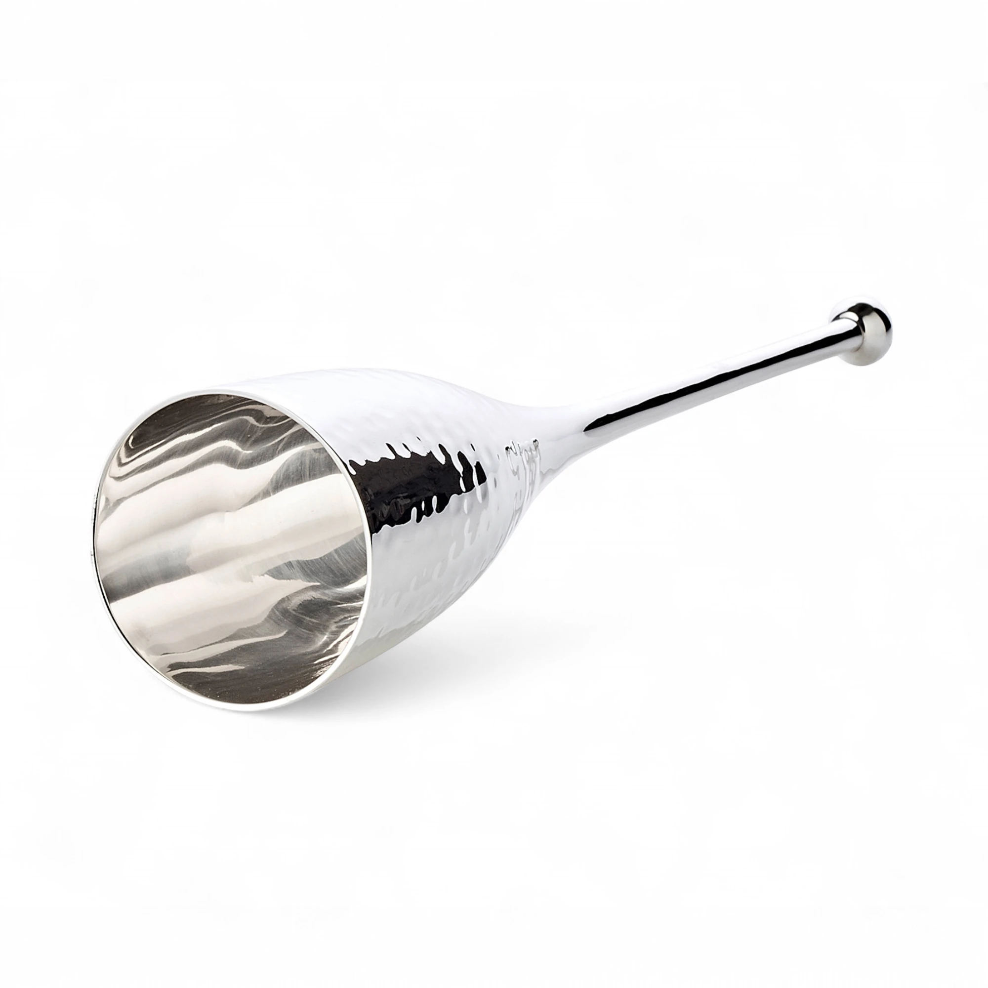 2er-Set Sektkelch Didi (Höhe 23 cm, Füllmenge 200 ml), mit Ständer, gehämmert, edel versilbert