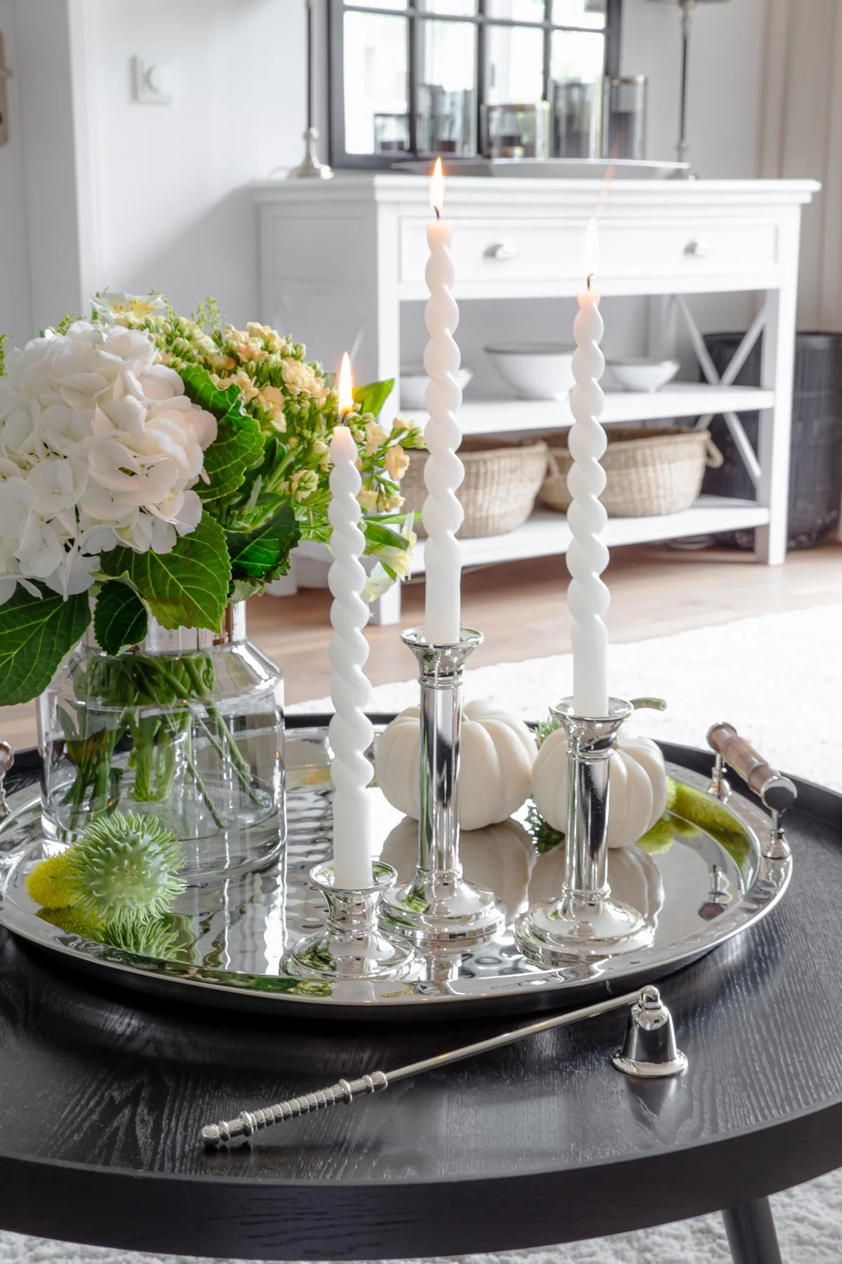 Kerzenlöscher Swing (Länge 26 cm), silberfarben, edel versilbert, anlaufgeschützt Kerzenlöscher Swing (Länge 26 cm), silberfarben, edel versilbert, anlaufgeschützt