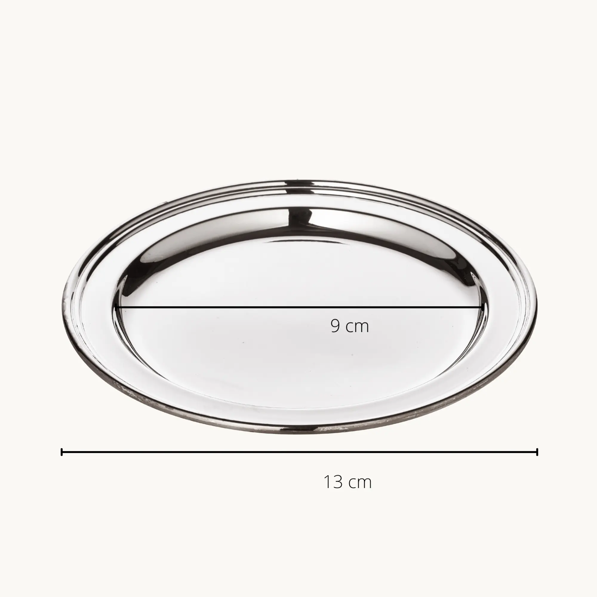 2er Set Untersetzer Faden (ø 13 cm), schwerversilbert, Gläserteller, Flaschenuntersetzer