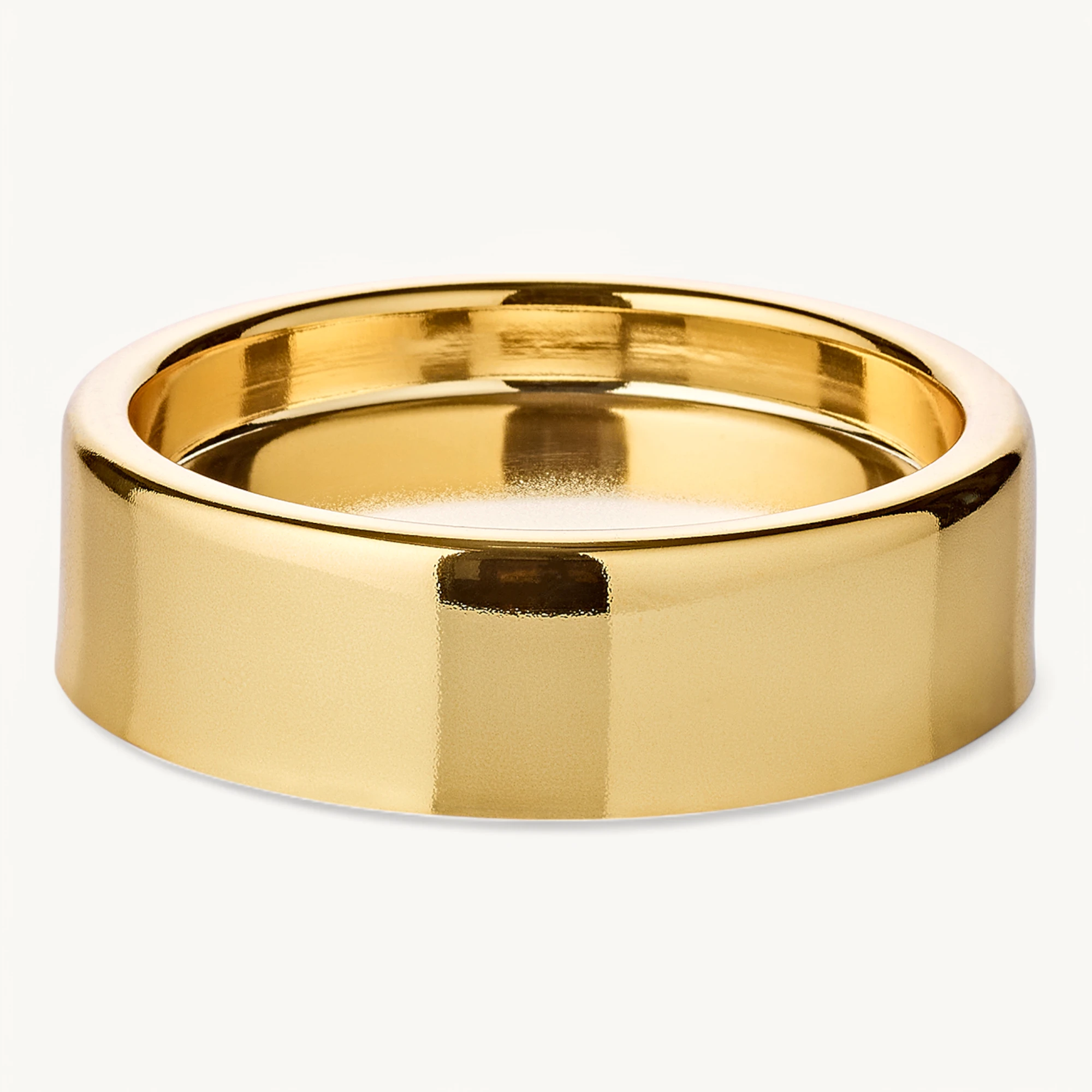 2er-Set Kerzenständer Sanremo (ø 10 cm), vernickelt, goldfarben, für Stumpenkerzen ø 8 cm