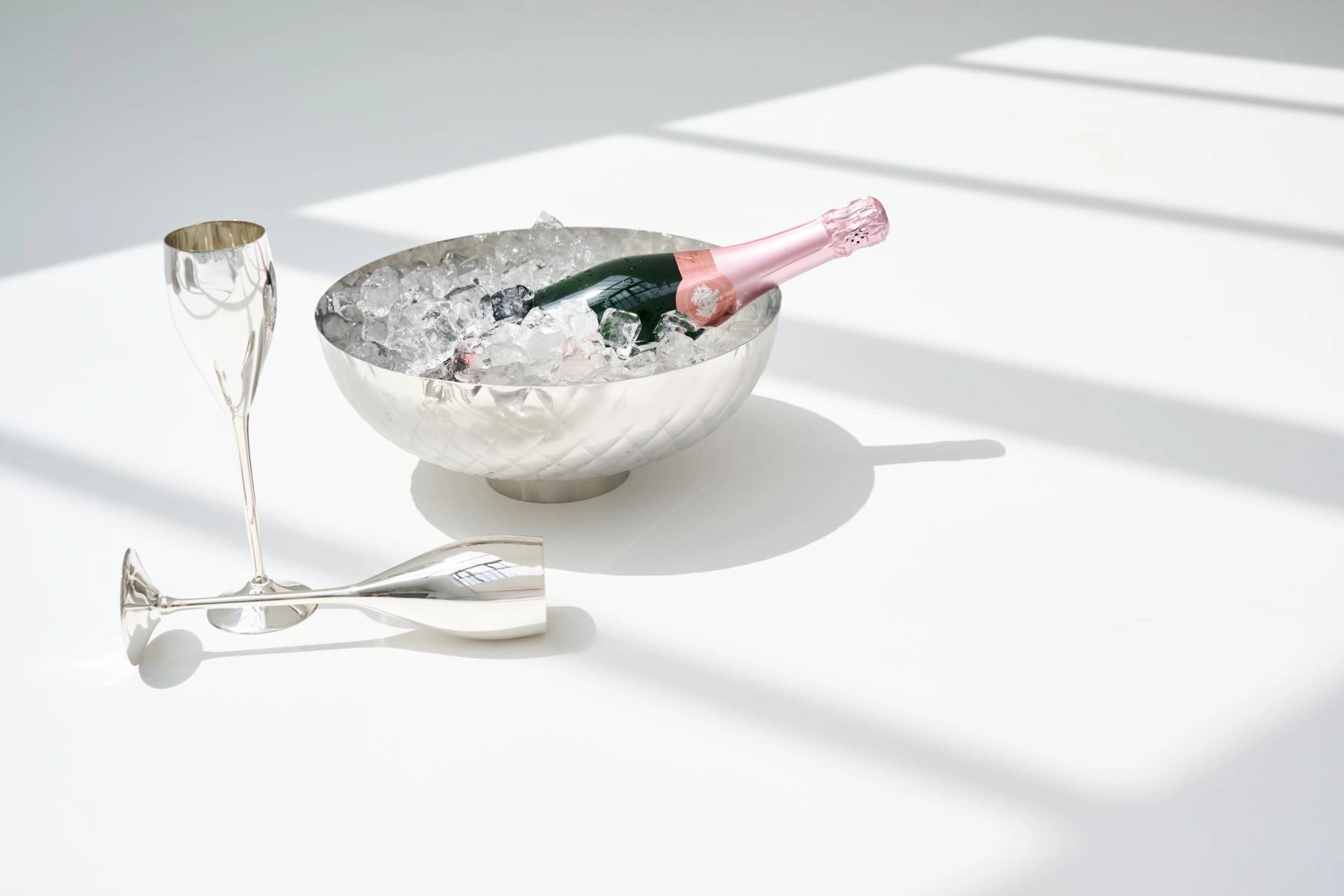 4er-Set Sektkelch Dodo (Höhe 23 cm, Füllmenge 200 ml), glatt, edel versilbert 4er-Set Sektkelch Dodo (Höhe 23 cm, Füllmenge 200 ml), glatt, edel versilbert