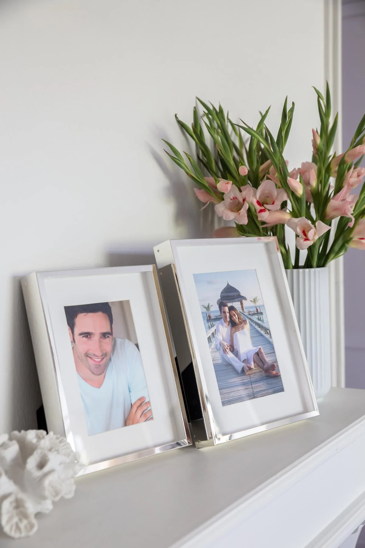 Bilderrahmen Perugia für Foto 15 x 20 cm, mit Passepartout, edel versilbert, anlaufgeschützt Bilderrahmen Perugia für Foto 15 x 20 cm, mit Passepartout, edel versilbert, anlaufgeschützt