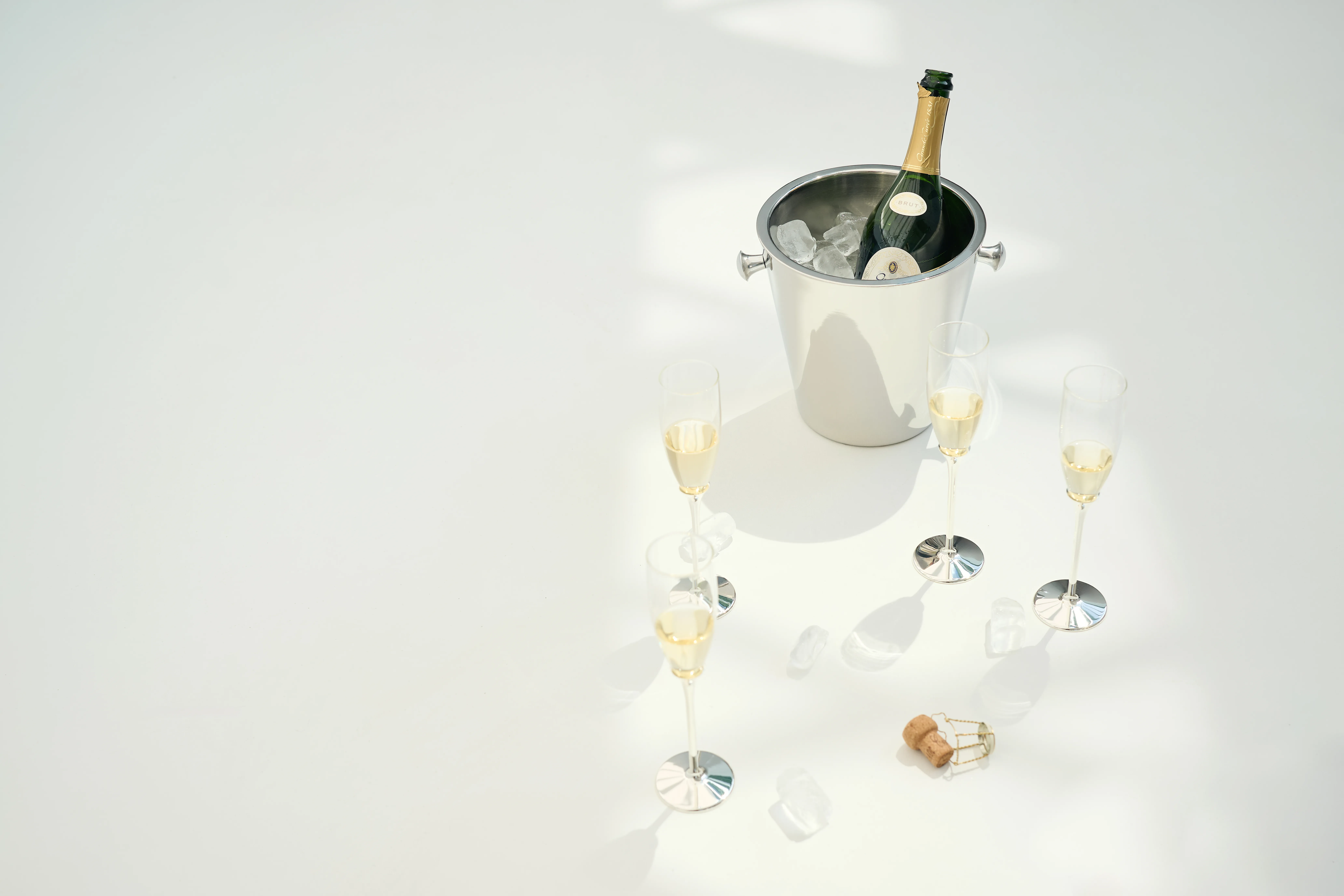 Flaschenkühler Sevilla (Höhe 23 cm, Ø 22 cm), mit Griffen, Edelstahl, hochglanzpoliert