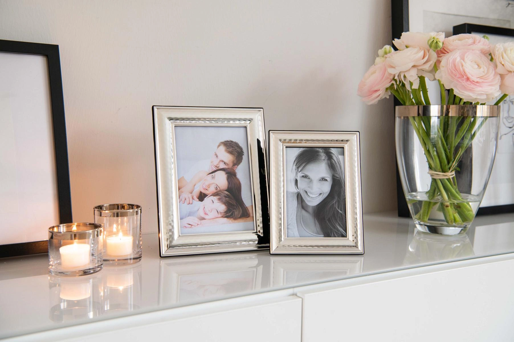 Bilderrahmen Urbino (9x13 cm), edel versilbert, anlaufgeschützt, 2 Aufhänger