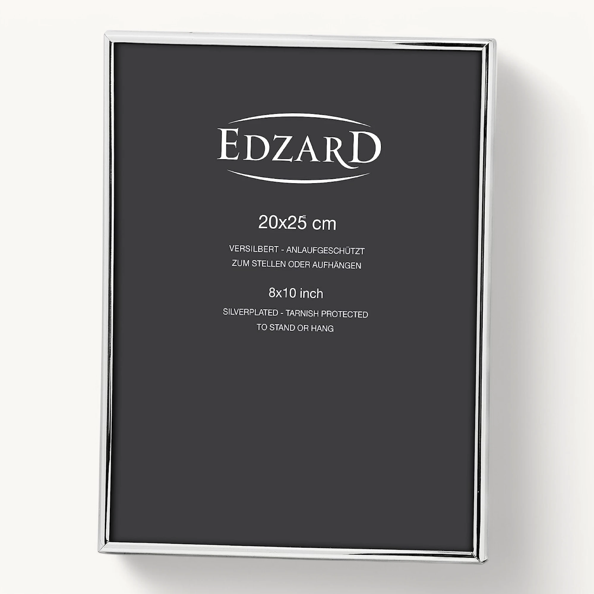 Bilderrahmen Genua (20x25 cm), edel versilbert, anlaufgeschützt, 2 Aufhänger Bilderrahmen Genua (20x25 cm), edel versilbert, anlaufgeschützt, 2 Aufhänger