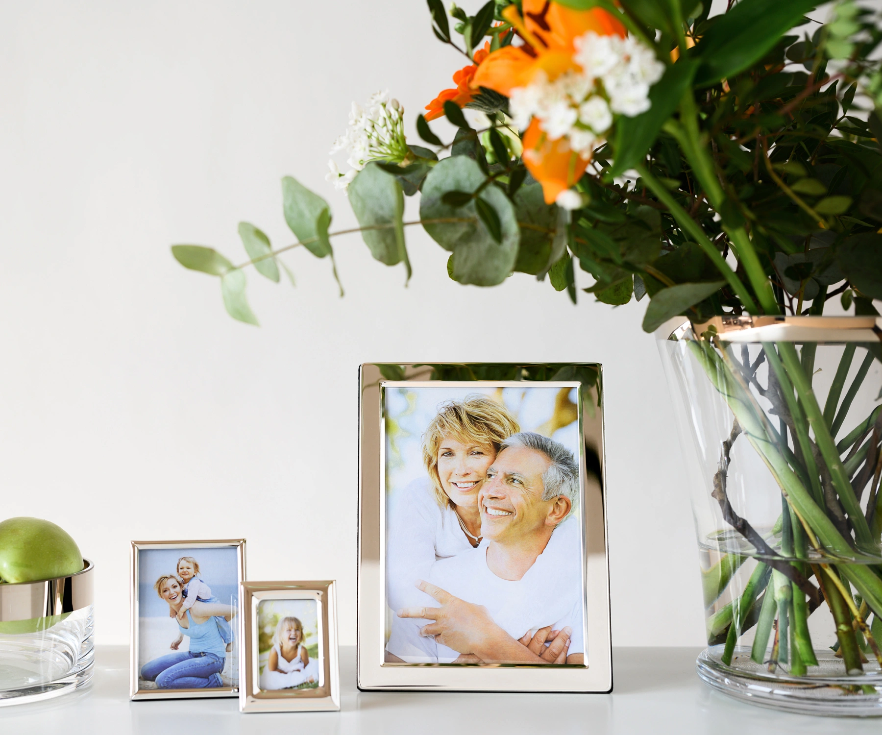 2er-Set Bilderrahmen Salerno (13x18 cm), edel versilbert, anlaufgeschützt, 2 Aufhänger 2er-Set Bilderrahmen Salerno (13x18 cm), edel versilbert, anlaufgeschützt, 2 Aufhänger