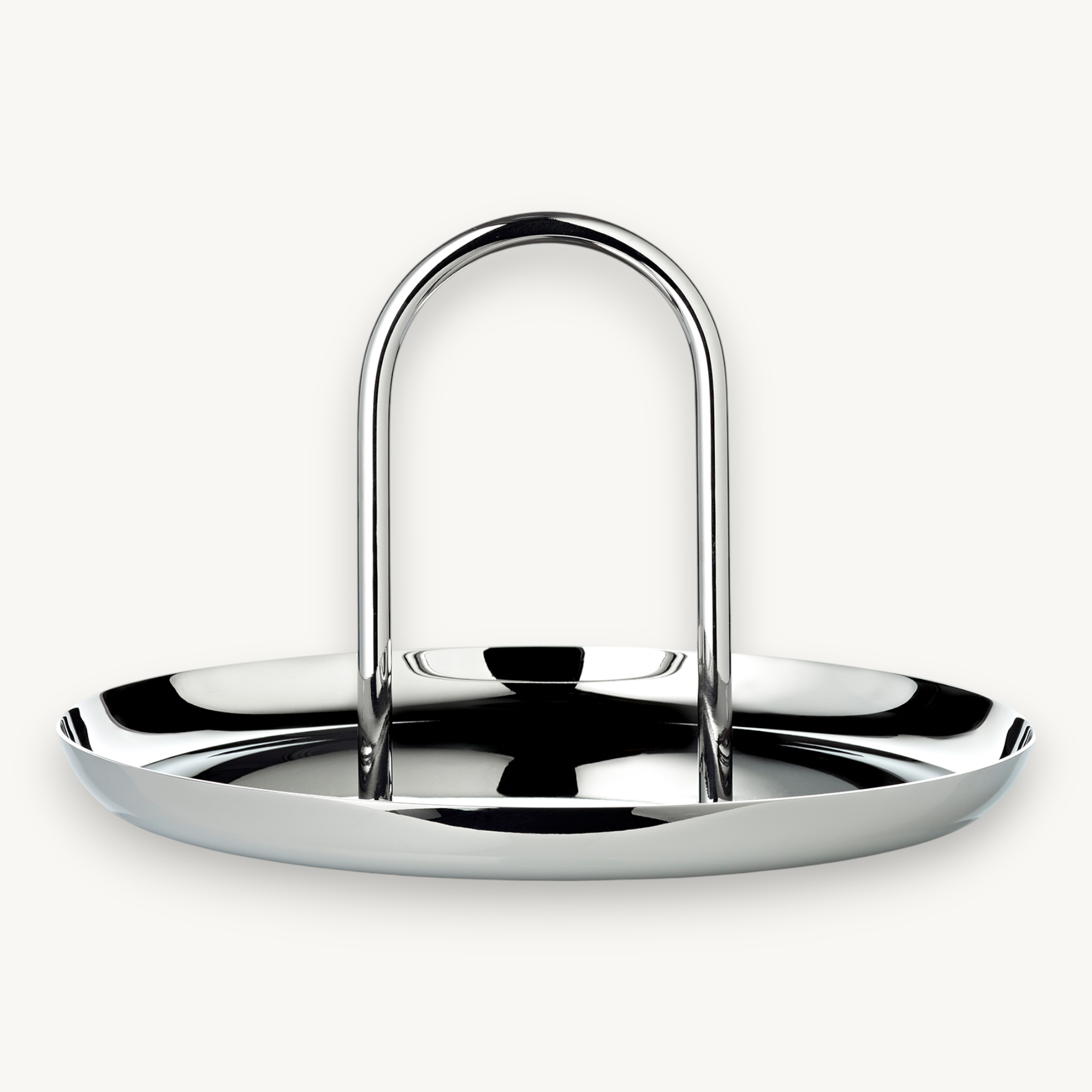 Serviertablett Apus (Ø 21 cm), Edelstahl hochglanzpoliert