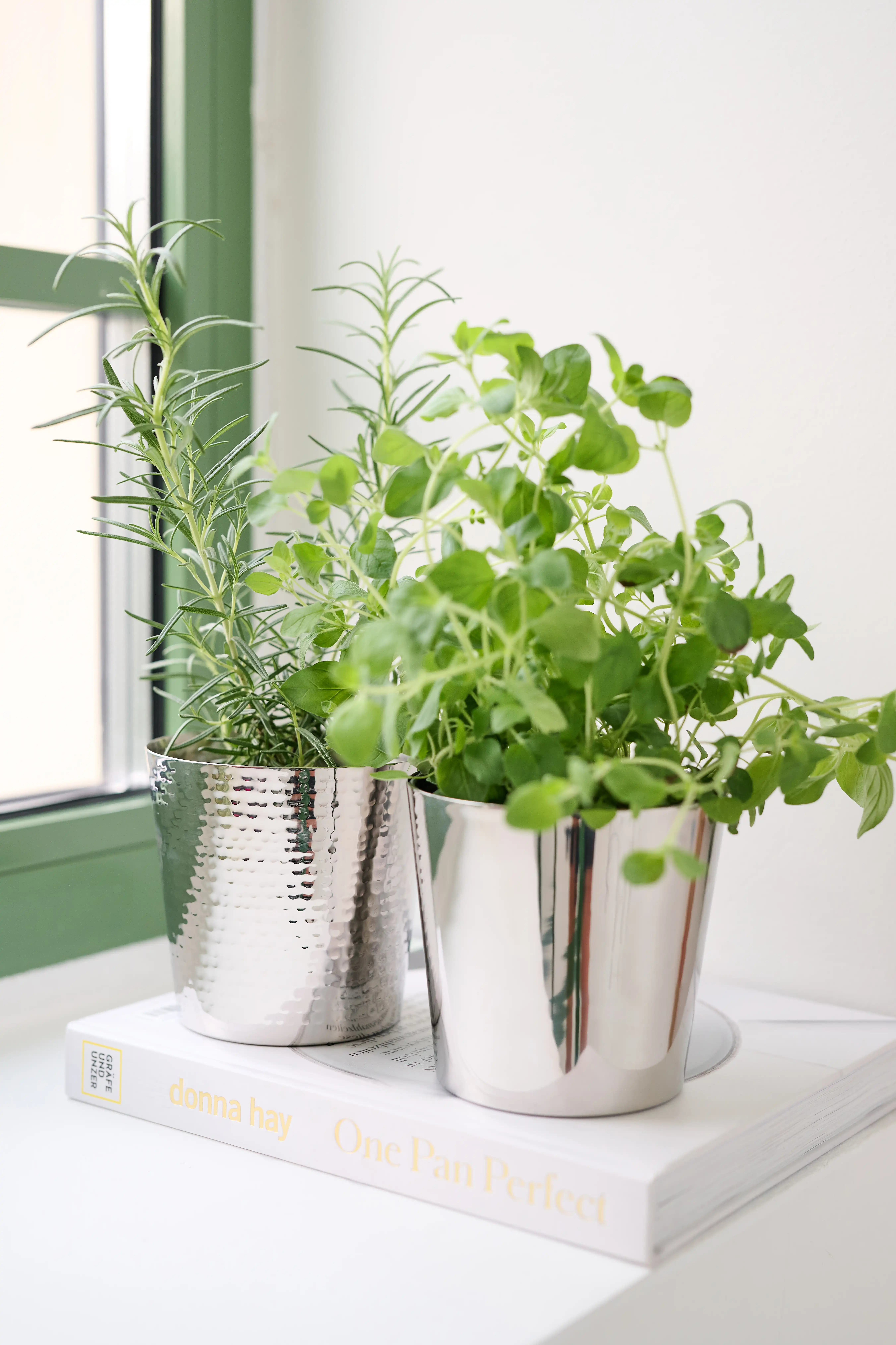 Blumenübertopf Basel gehämmert (Höhe 11 cm, Ø 11,5 cm), Edelstahl, hochglanzpoliert