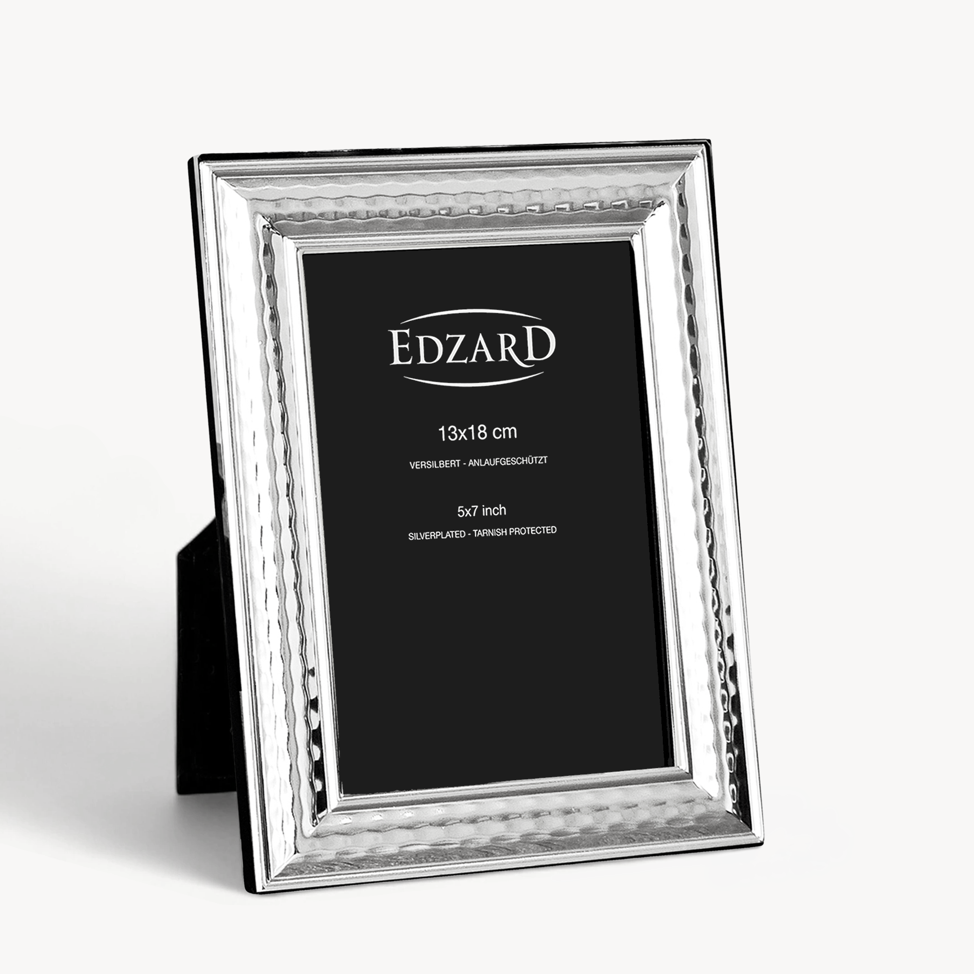 Bilderrahmen Urbino (13x18 cm), edel versilbert, anlaufgeschützt, 2 Aufhänger