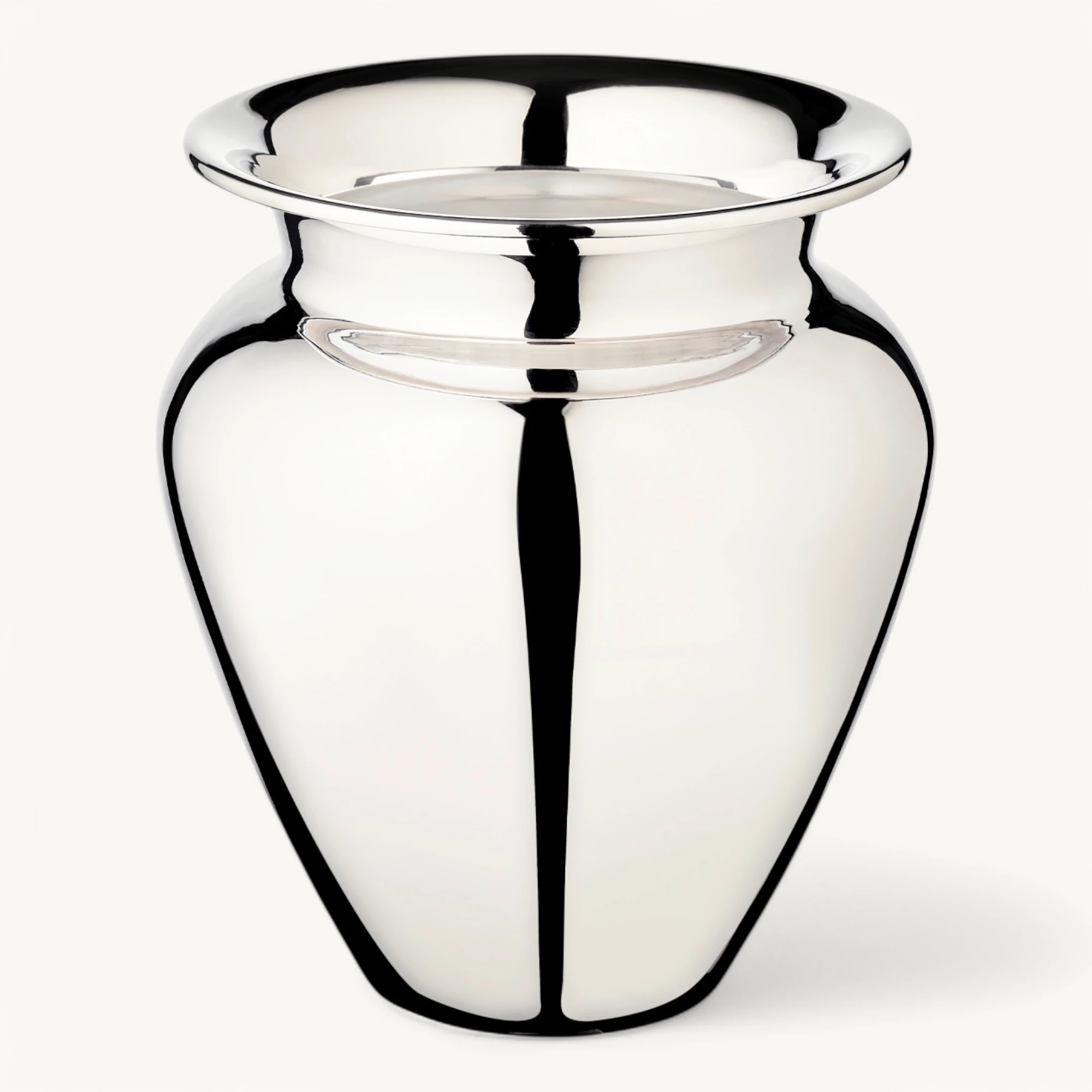 Vase Antonia (Höhe 21 cm, Ø 15 cm), schwerversilbert